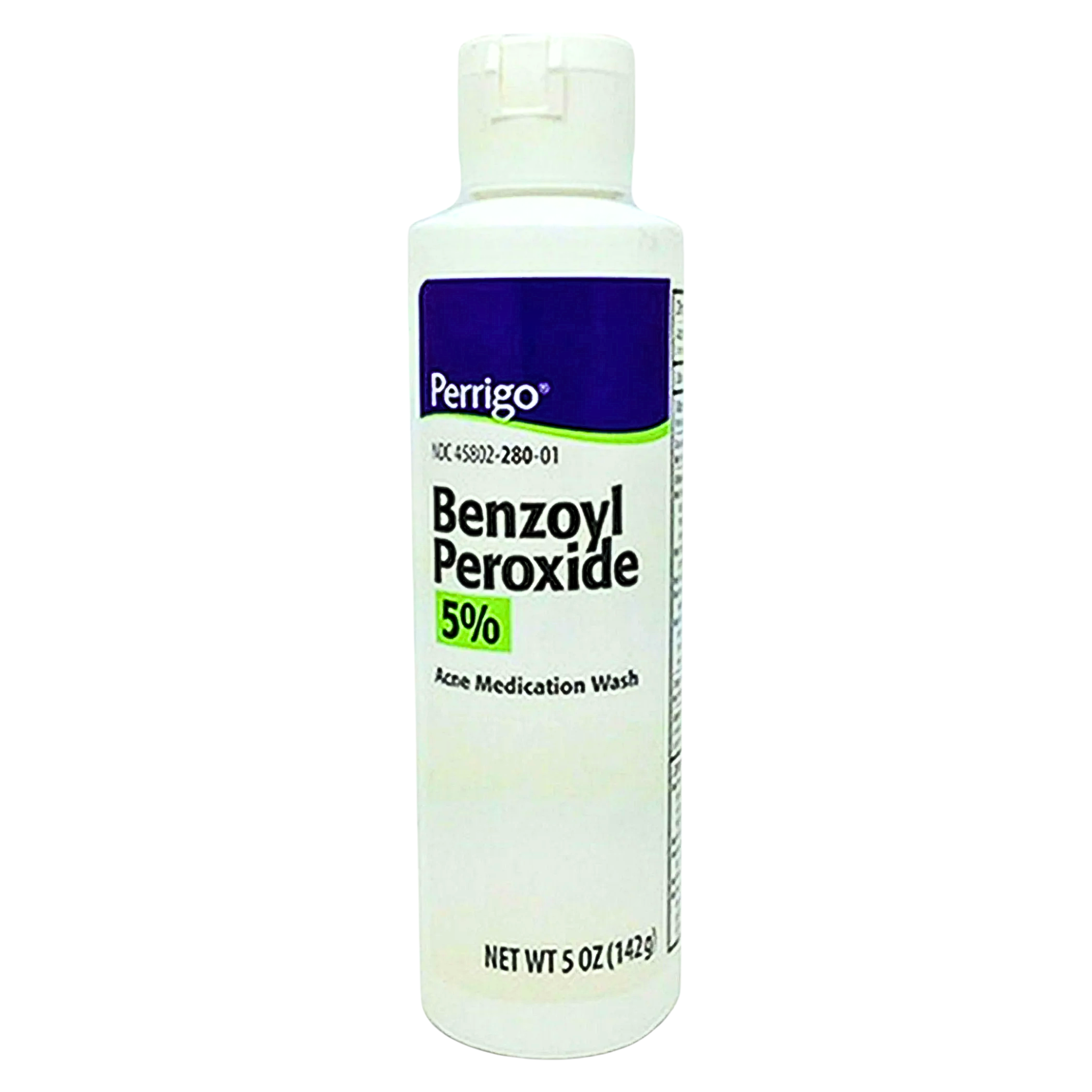 Perrigo, Benzoyl Peroxide Wash, Gentle Acne Treatment for Daily Skincare, 5%, 142 g