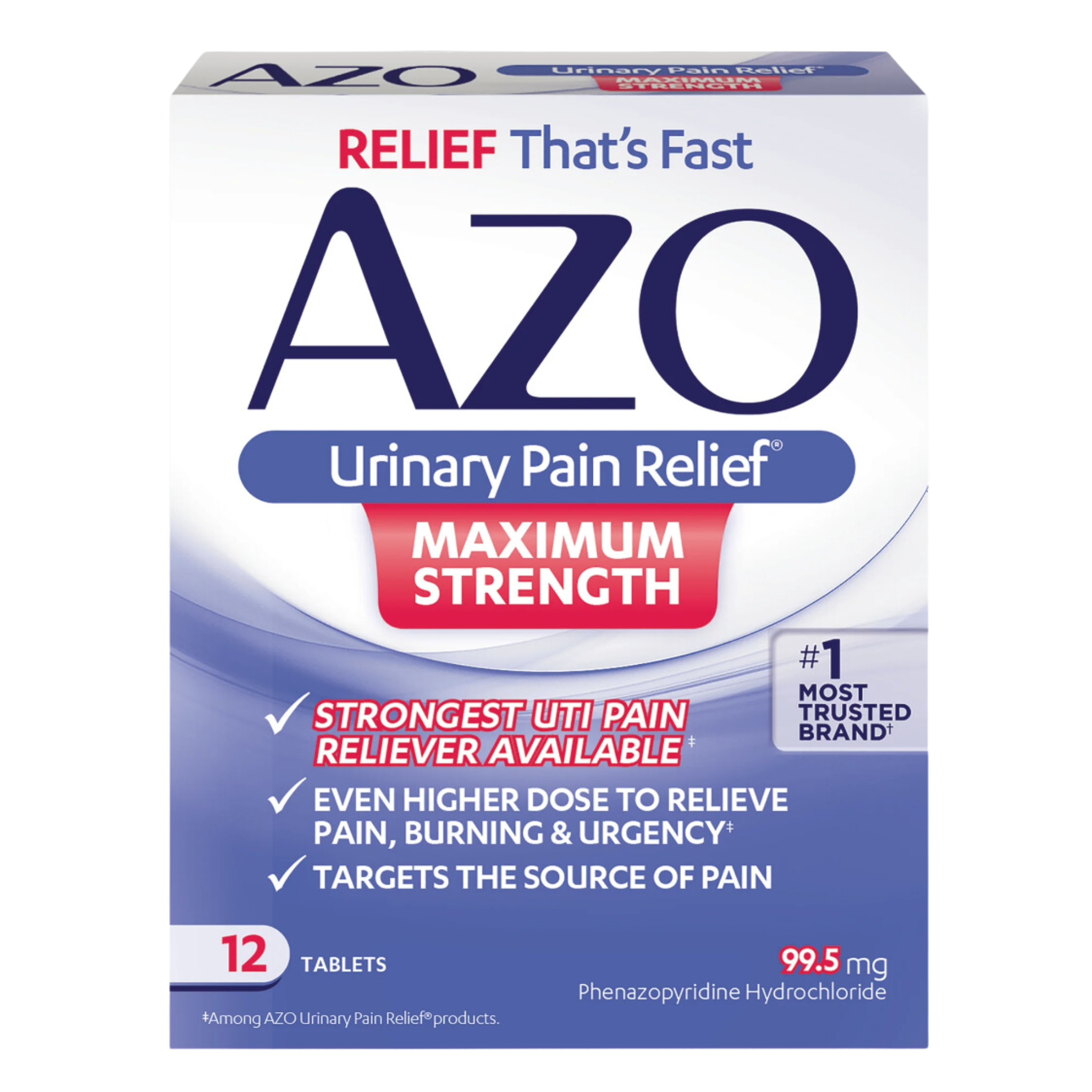 AZO Urinary, Maximum Strength, 12 CT - Pharmaful