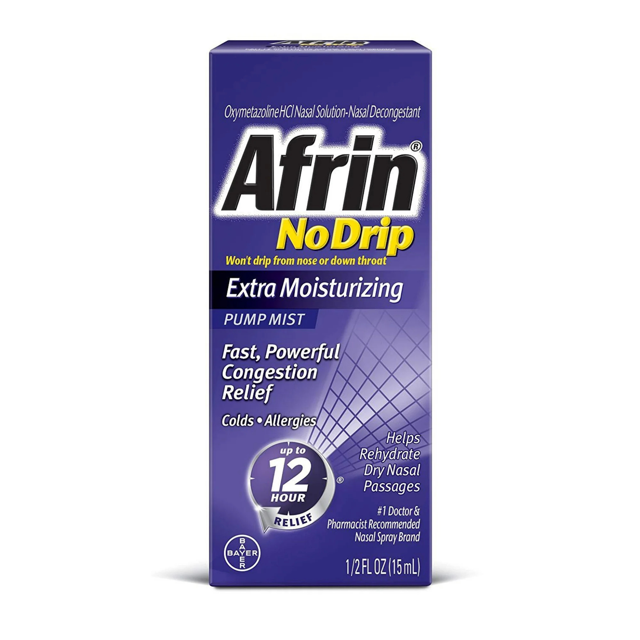 Afrin No Drip Extra Moisturizing Pump Mist 15 ml - Pharmaful
