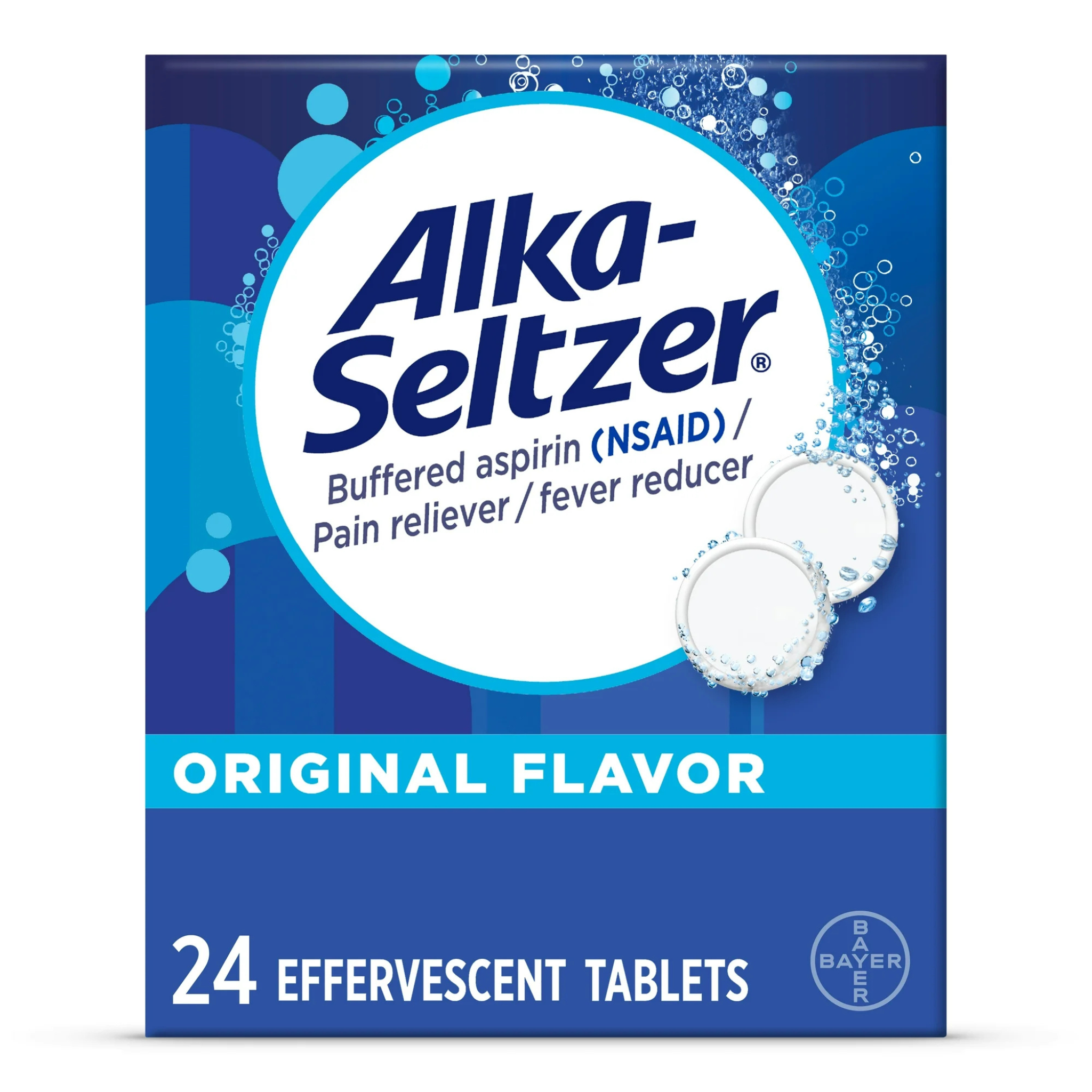 Alka-Seltzer Original Effervescent Tablets, 24 ct - Pharmaful