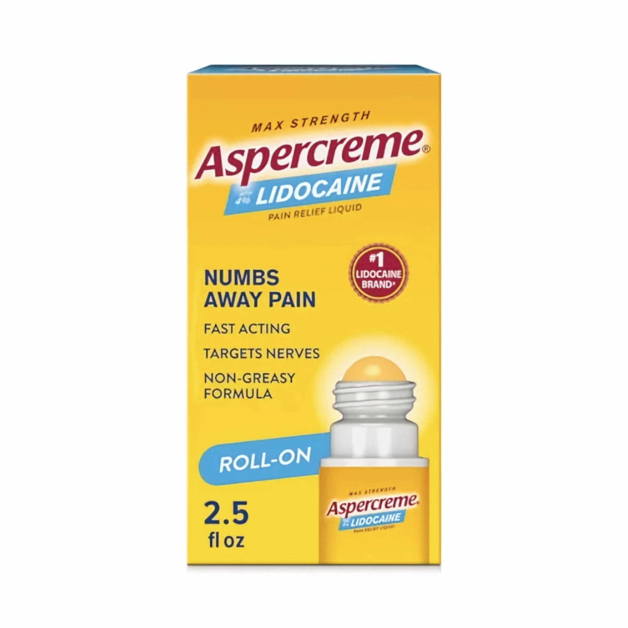 Aspercreme 4% Lidocaine No Mess Applicator, 2.5 oz - Pharmaful