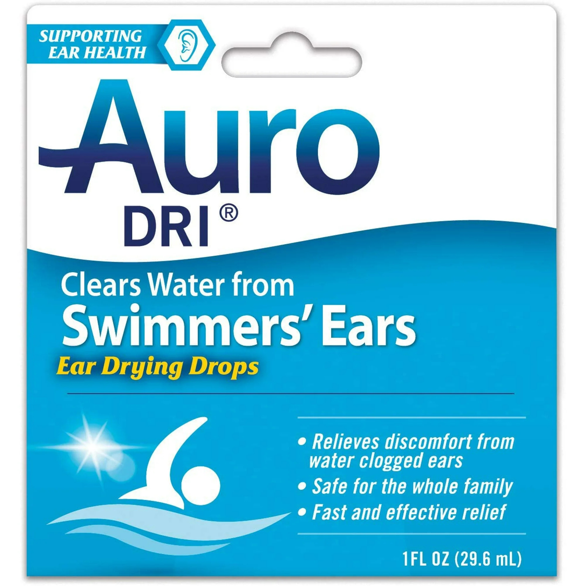 Auro Dri Ear Drying Drops For Swimmer's Ear, 1 oz - Pharmaful