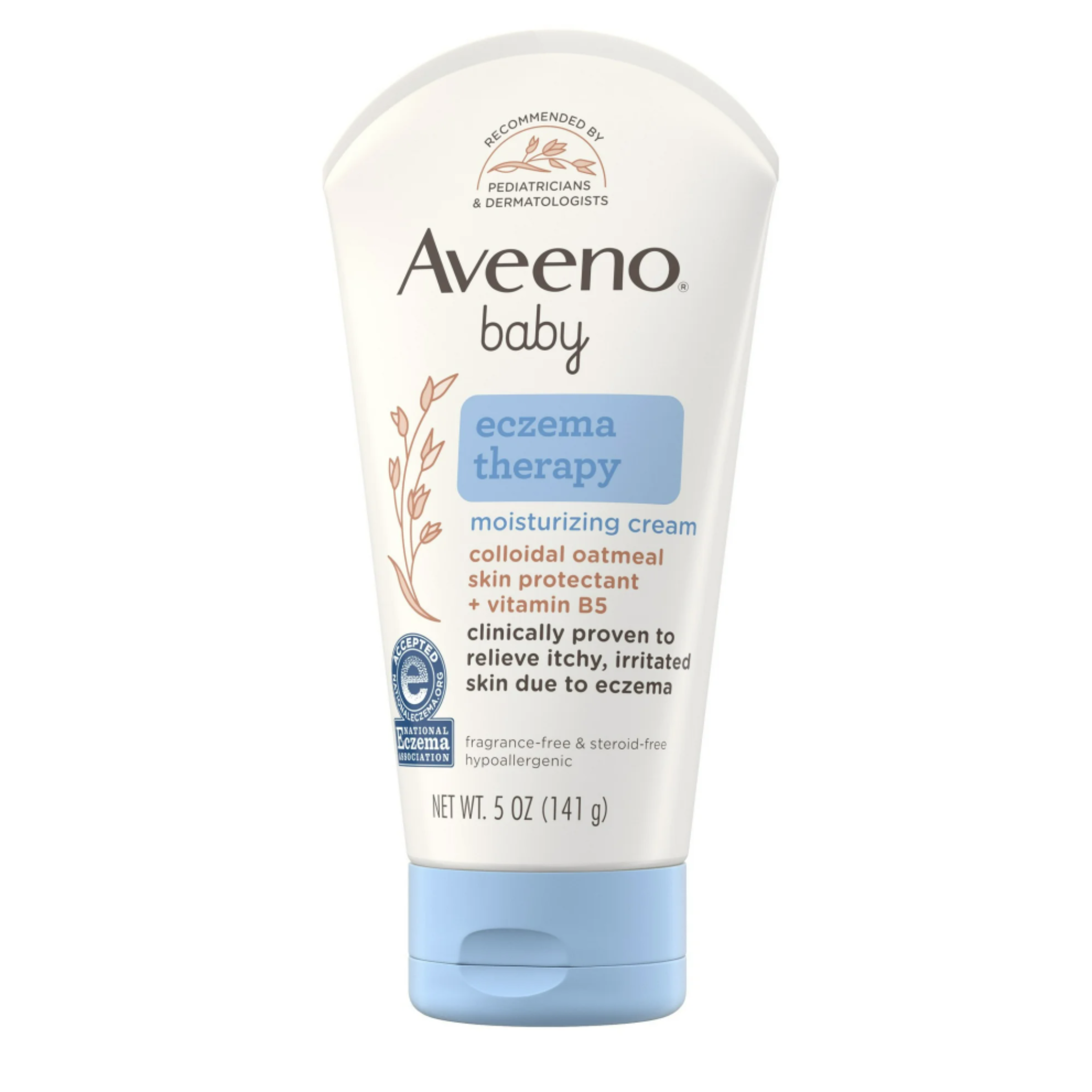 Aveeno Baby Eczema Therapy Moisturizing Cream Body Lotion with Oatmeal, 5 oz - Pharmaful