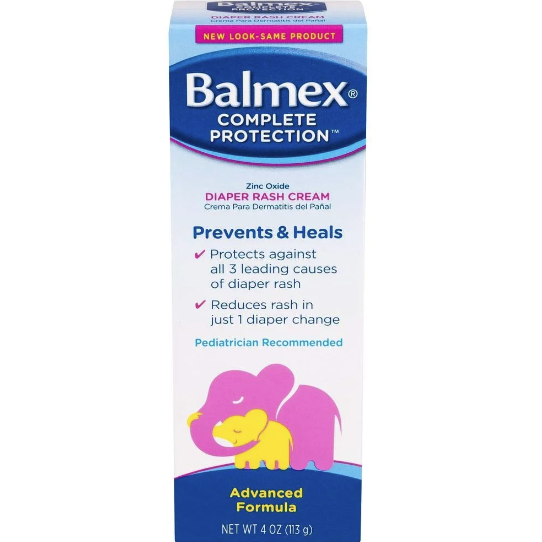 Balmex Complete Protection Diaper Rash Cream, 4 oz - Pharmaful