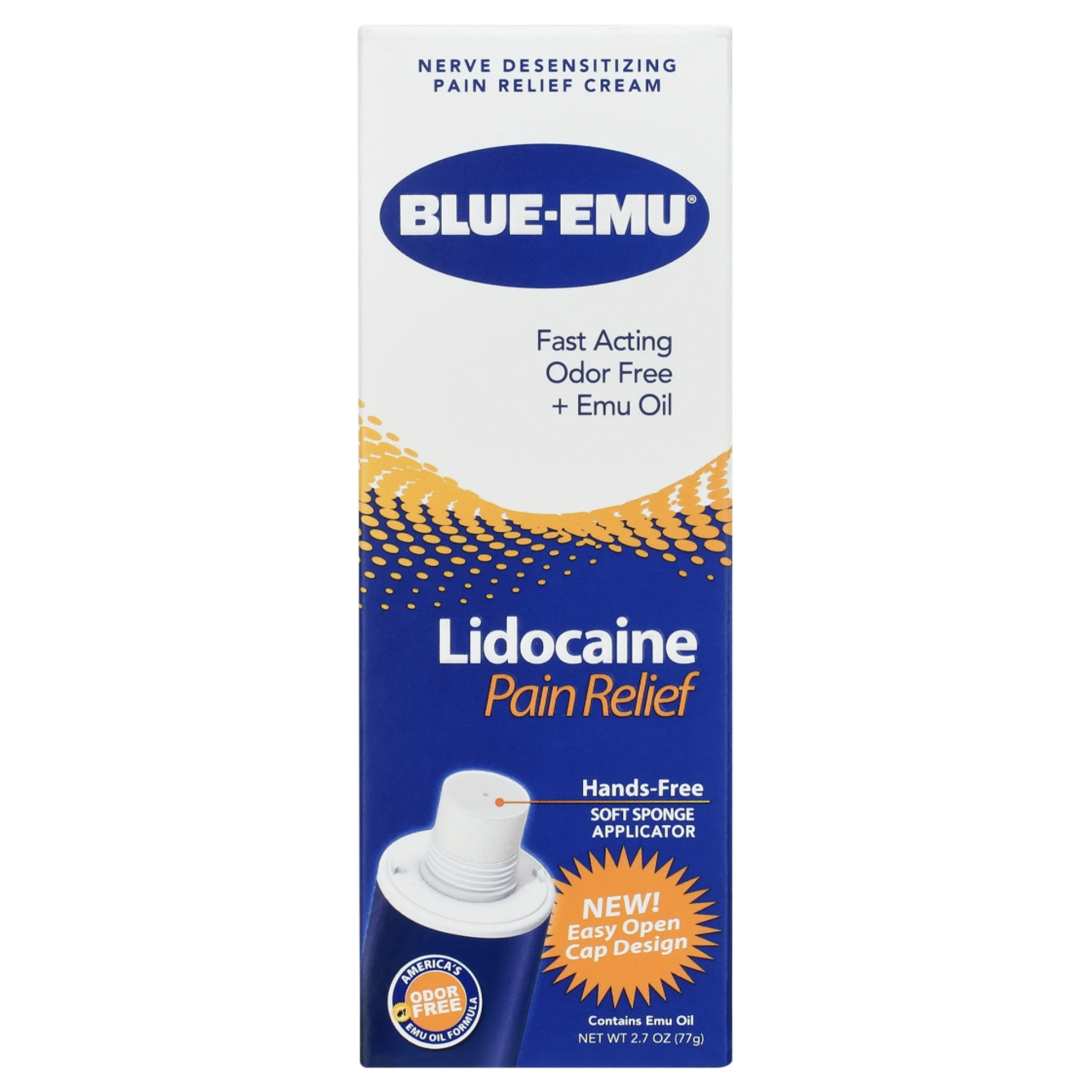 Blue-Emu Lidocaine Pain Relief Cream for Muscle and Joint Pain with 4% Lidocaine, 2.7 oz - Pharmaful