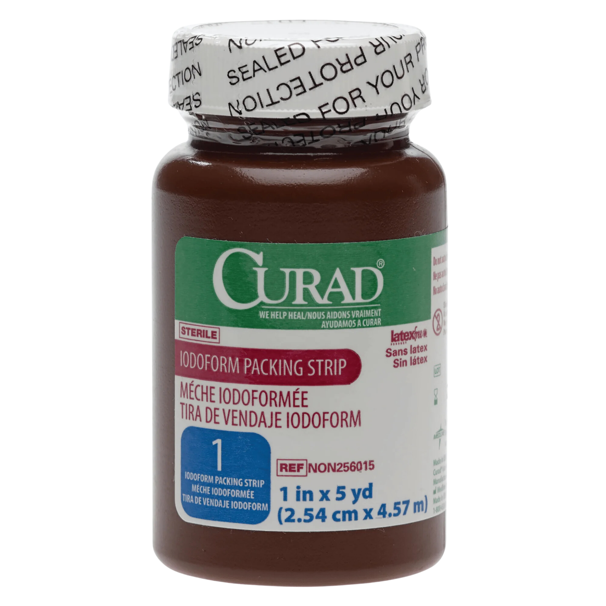 CURAD Sterile Iodoform Packing Strips, 1" x 5 Yd, 1 ct - Pharmaful