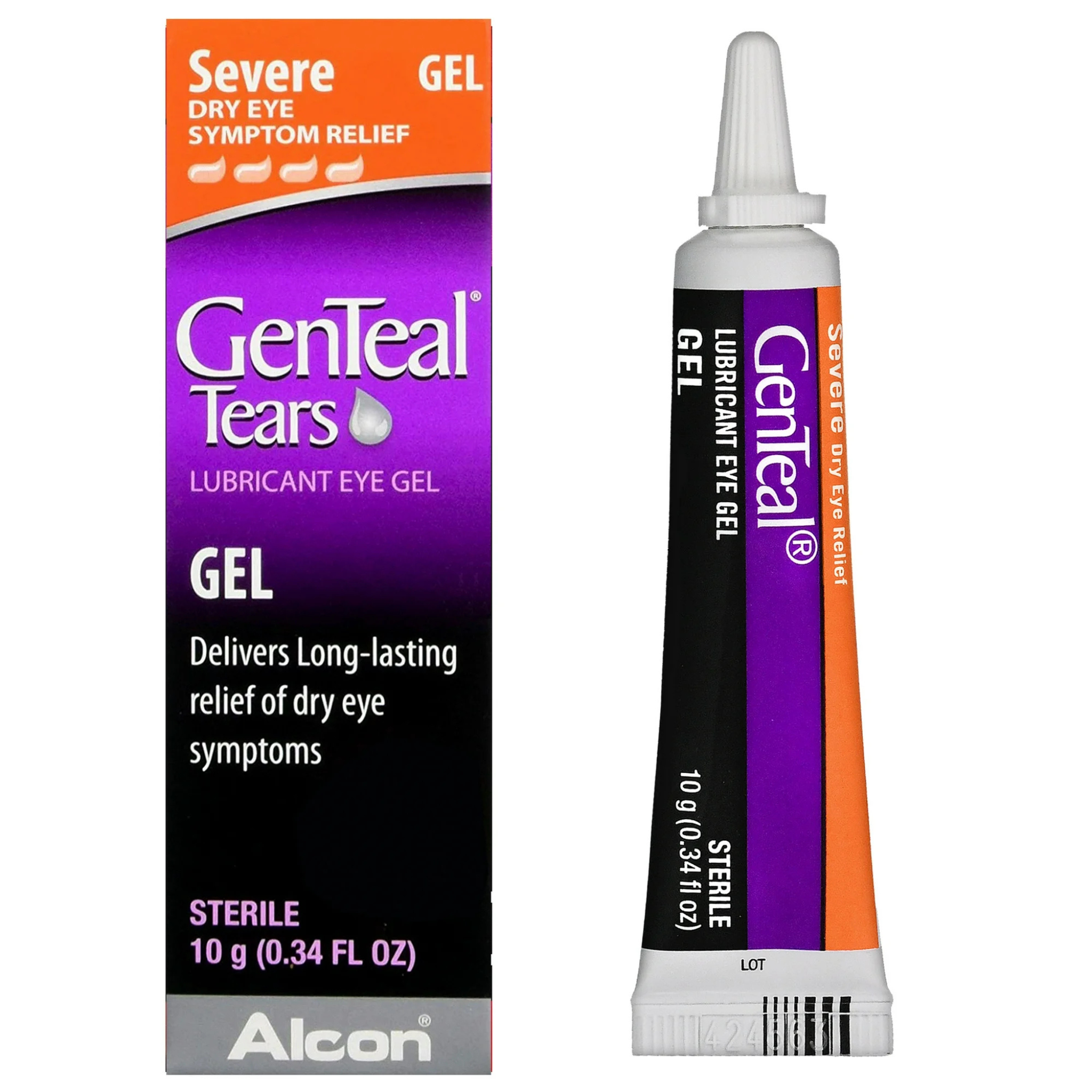 GenTeal Tears Lubricant Eye Gel for Severe Dry Eye Symptom Relief, .34 oz - Pharmaful