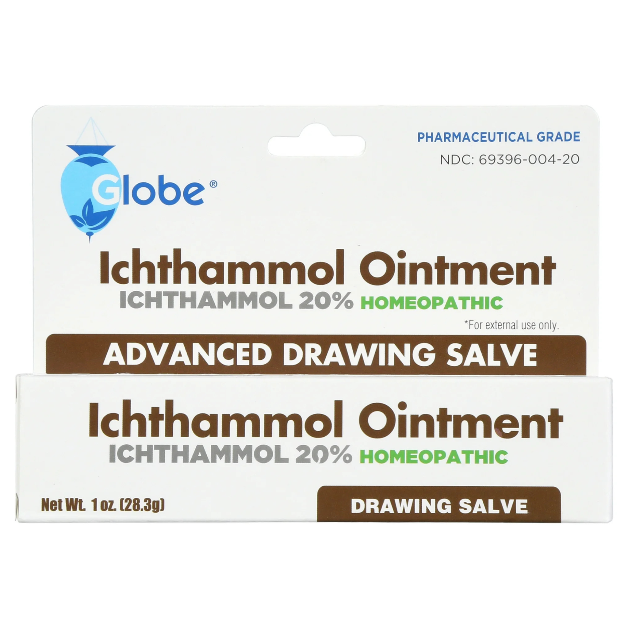 Globe Ichthammol Ointment 20%, 1 OZ - Pharmaful