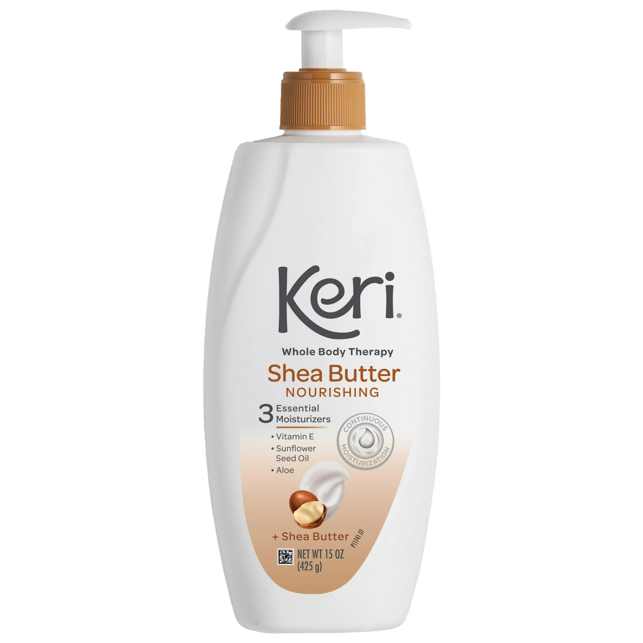 Keri, Nourishing Whole Body Therapy Lotion, Shea Butter & Vitamin E, 15 oz Bottle - Pharmaful