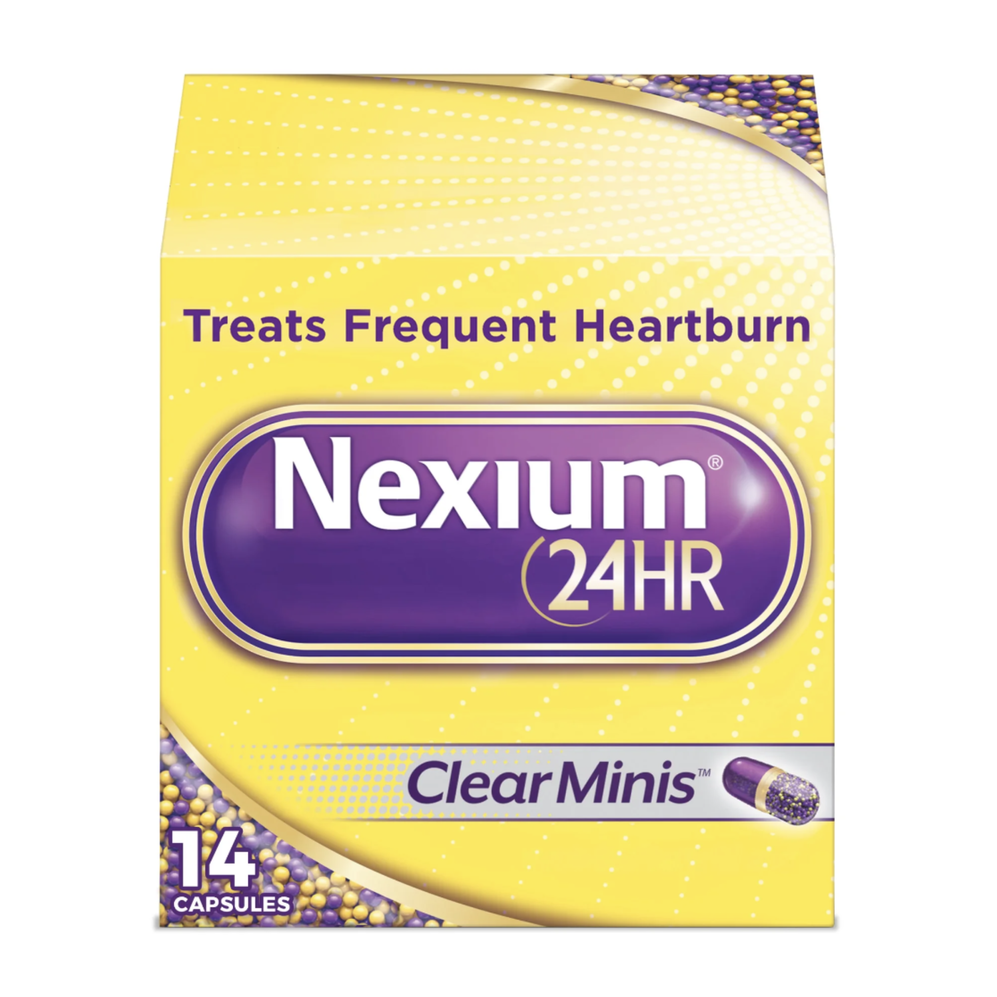 Nexium Clearminis 24HR Acid Reducer Capsules With Esomeprazole Magnesium - 14 Count - Pharmaful