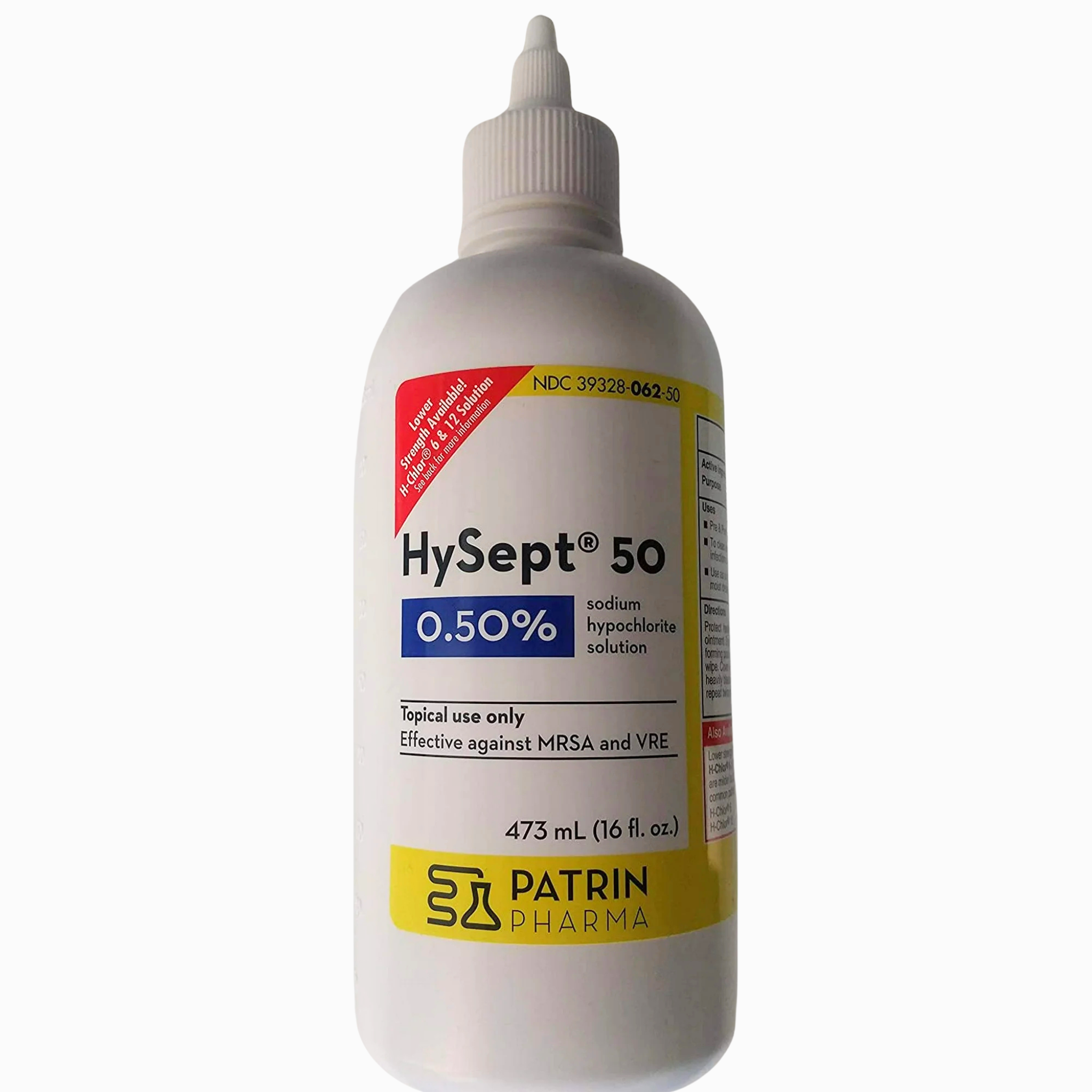 Patrin Pharma, Hysept 0.25% Antimicrobial Wound Cleaner, Effective for Wound Hygiene and Germ Protection, 16 Fl. Oz - Pharmaful