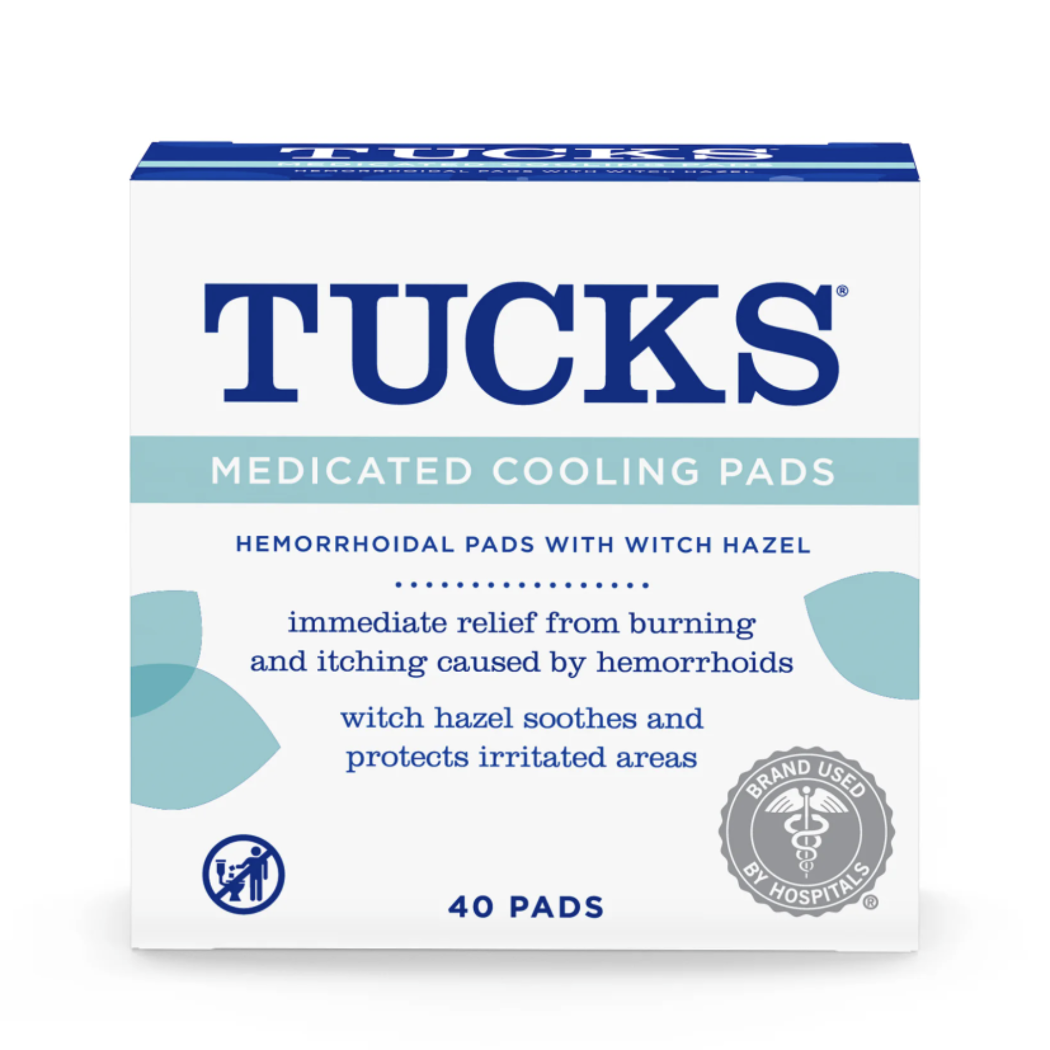 TUCKS 40ct Hemorrhoid Medicated Cooling Pads with Witch Hazel - Pharmaful
