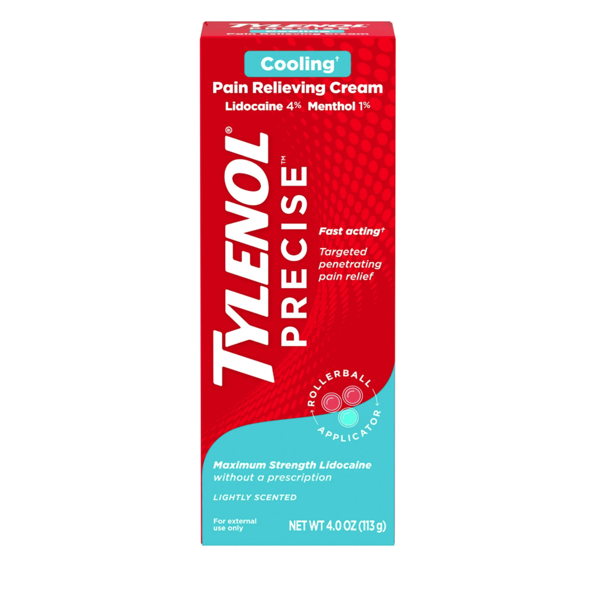 Tylenol, Precise Cooling Pain Relieving Gel, Targeted and Fast-Acting Formula, 4oz - Pharmaful