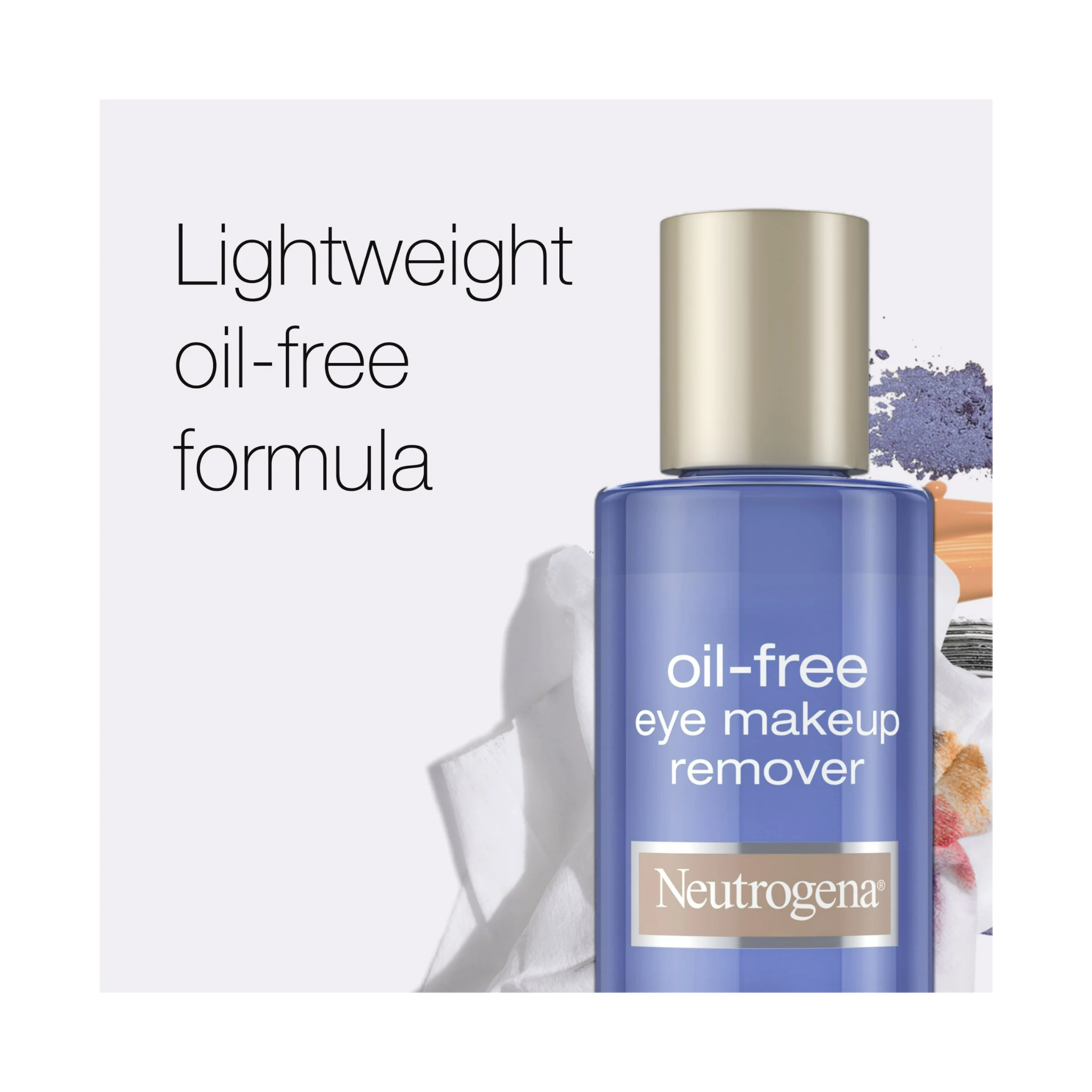 Neutrogena, Oil-Free Gentle Eye Makeup Remover, Removes Waterproof Makeup, 5.5 fl oz