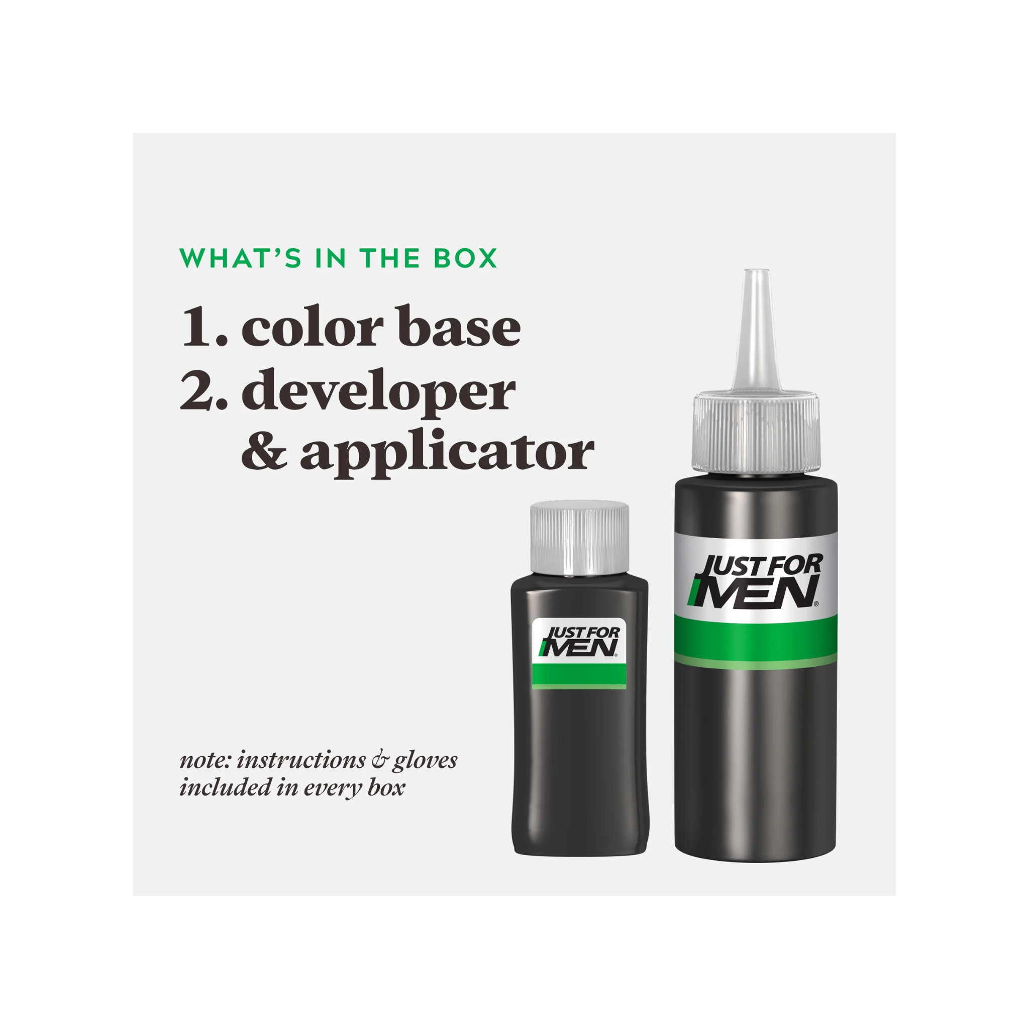 Just For Men, Hair Color H-45, Dark Brown, Easy Gray Coverage for Natural Results, 1 Each