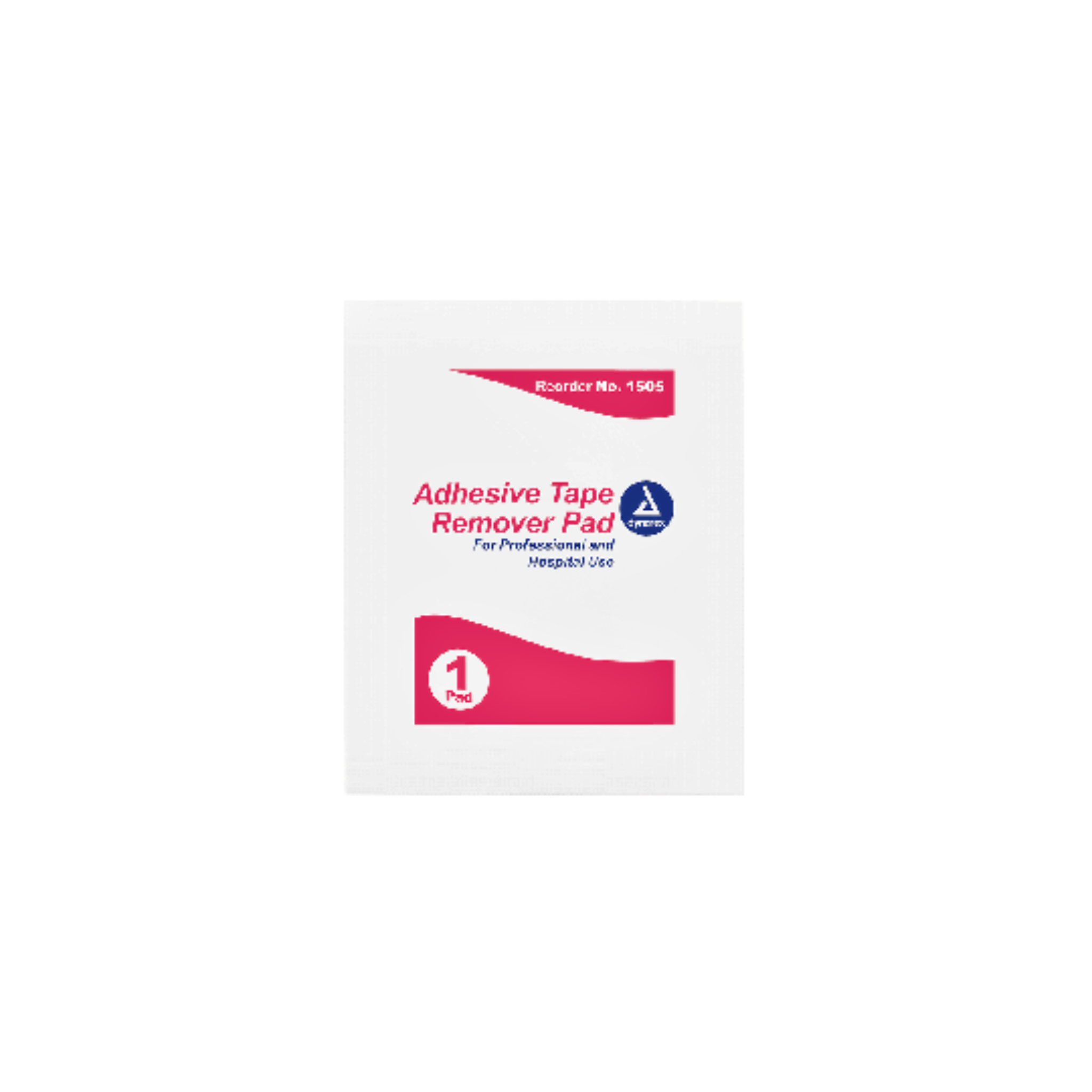 Dynarex, Adhesive Tape Remover, Gentle and Convenient Removal of Medical Tapes, 100 Count Pads