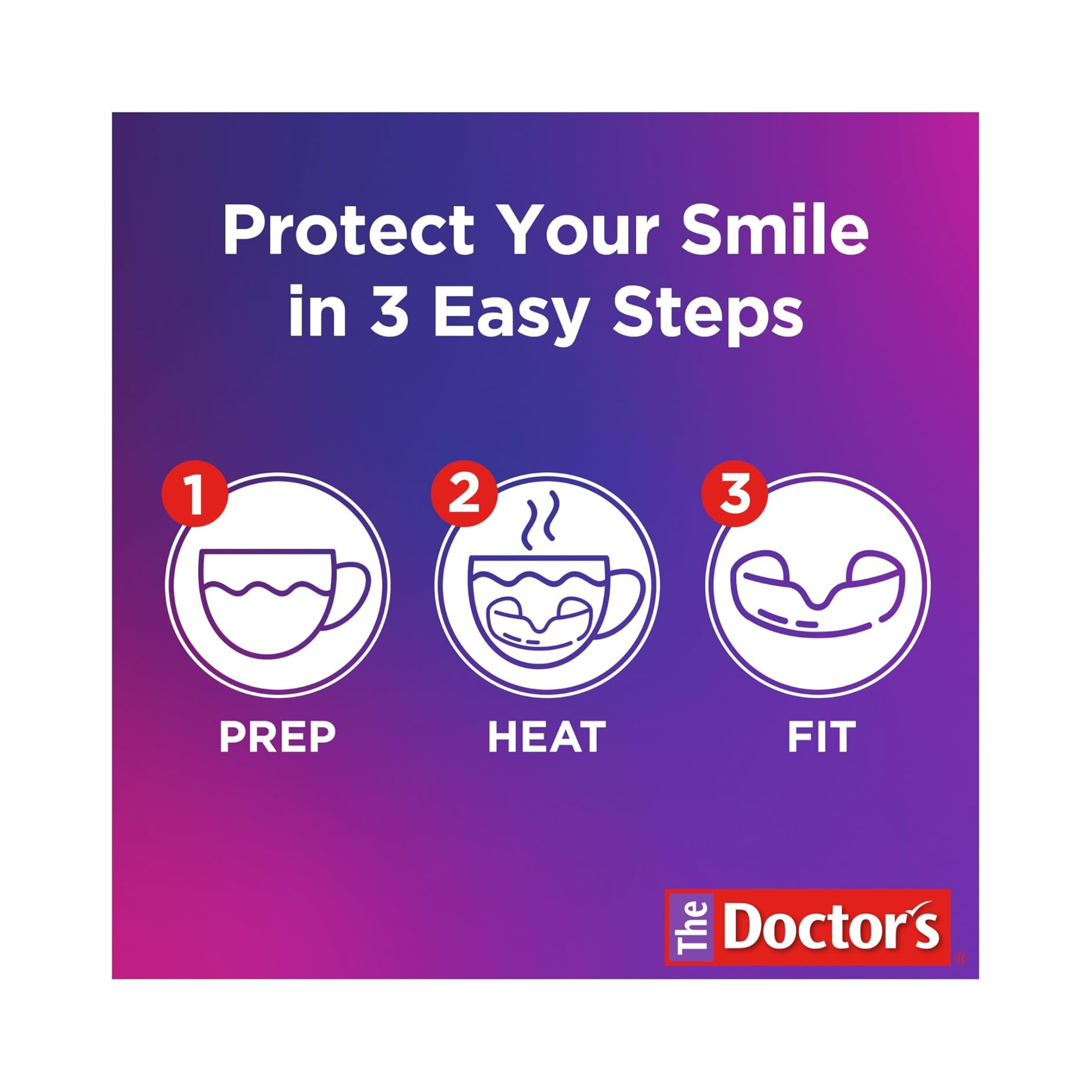The Doctor’s, NightGuard Mouth Guard for Teeth Grinding and Bruxism, Custom Fit Dental Guard, 1 Pack