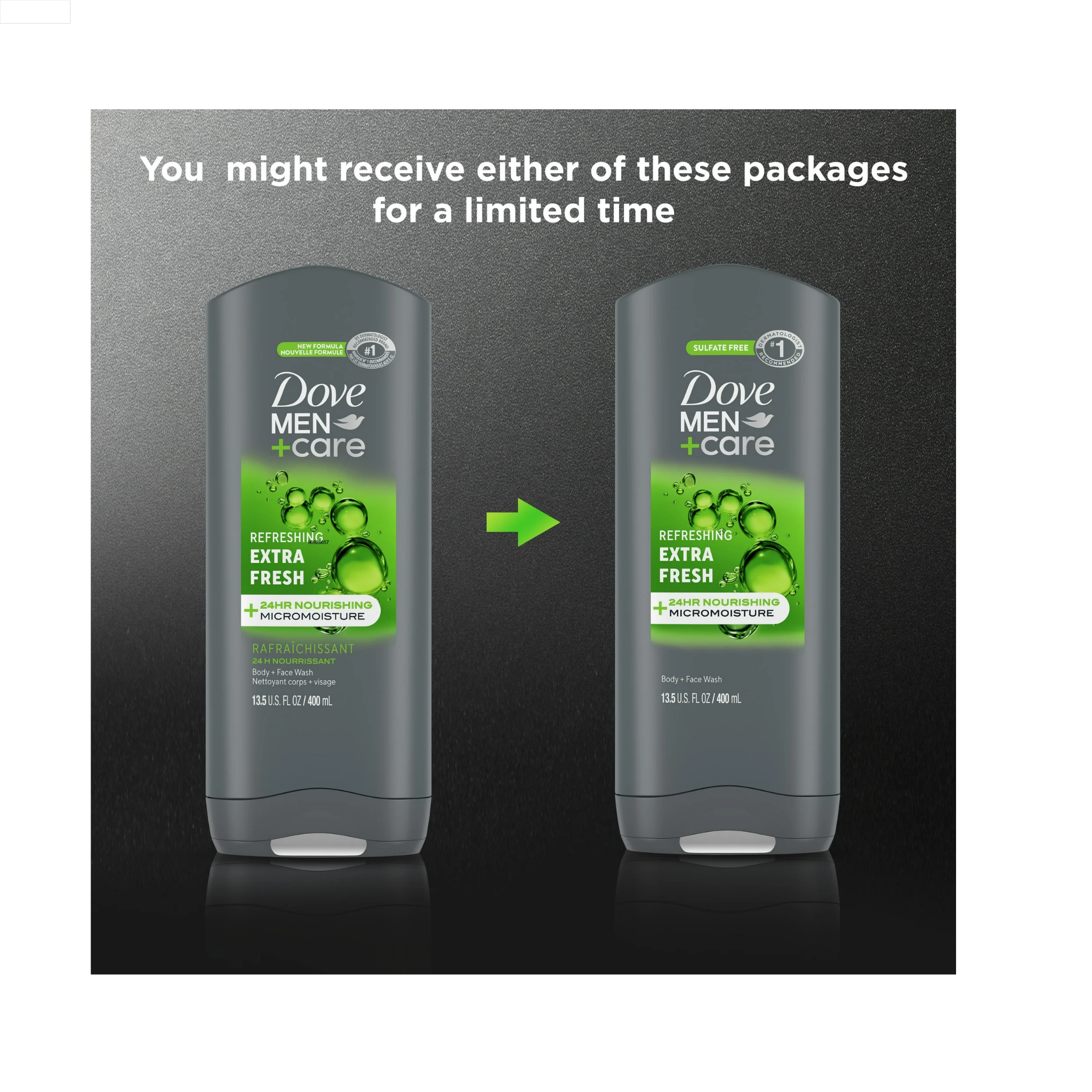 Dove Men+Care®, Refreshing Face & Body Wash, Hydrating Daily Cleanser for All Skin Types, 13.5 oz - Pharmaful