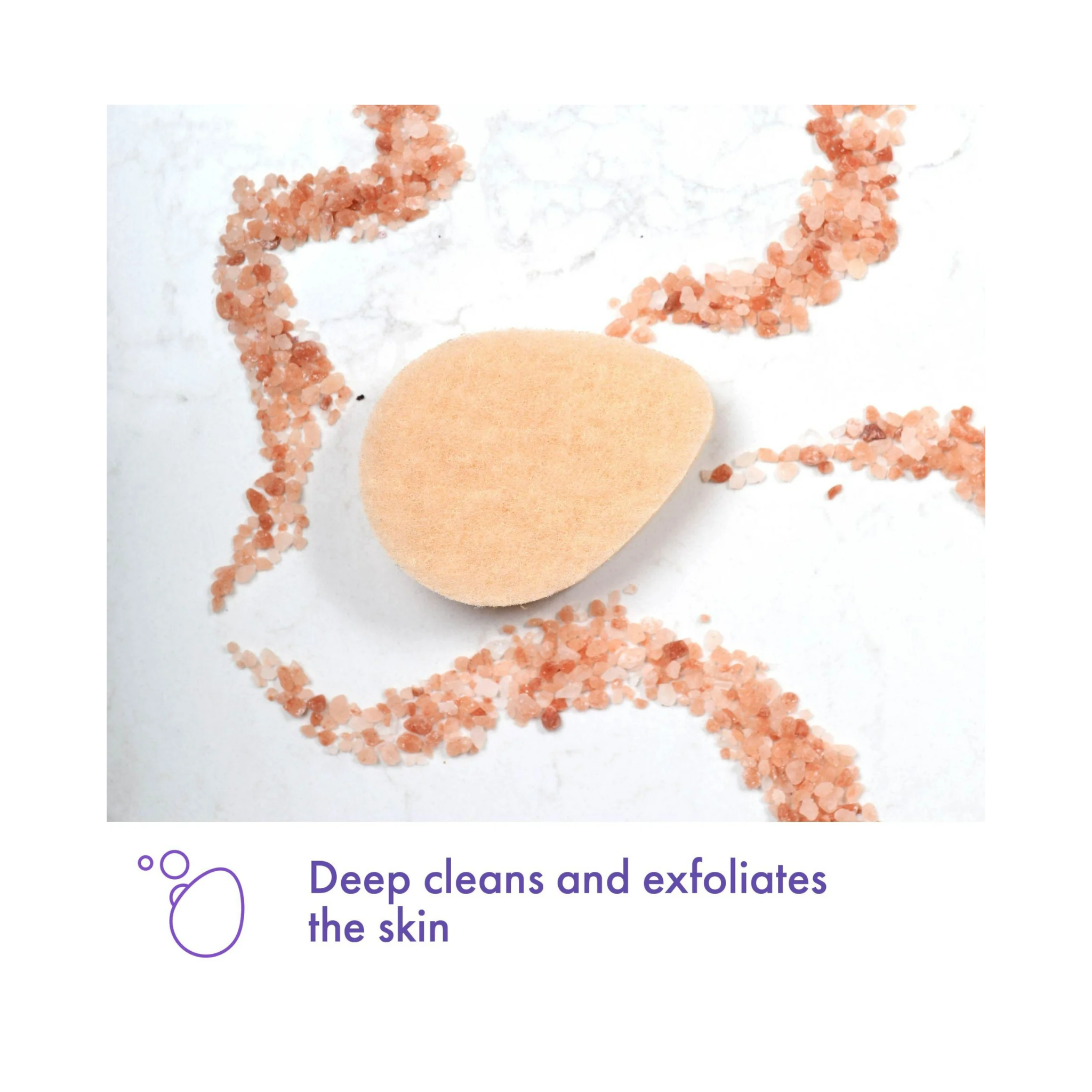 Buf-Puf, Gentle Facial Sponge, Exfoliates & Refines Skin, Double-Sided