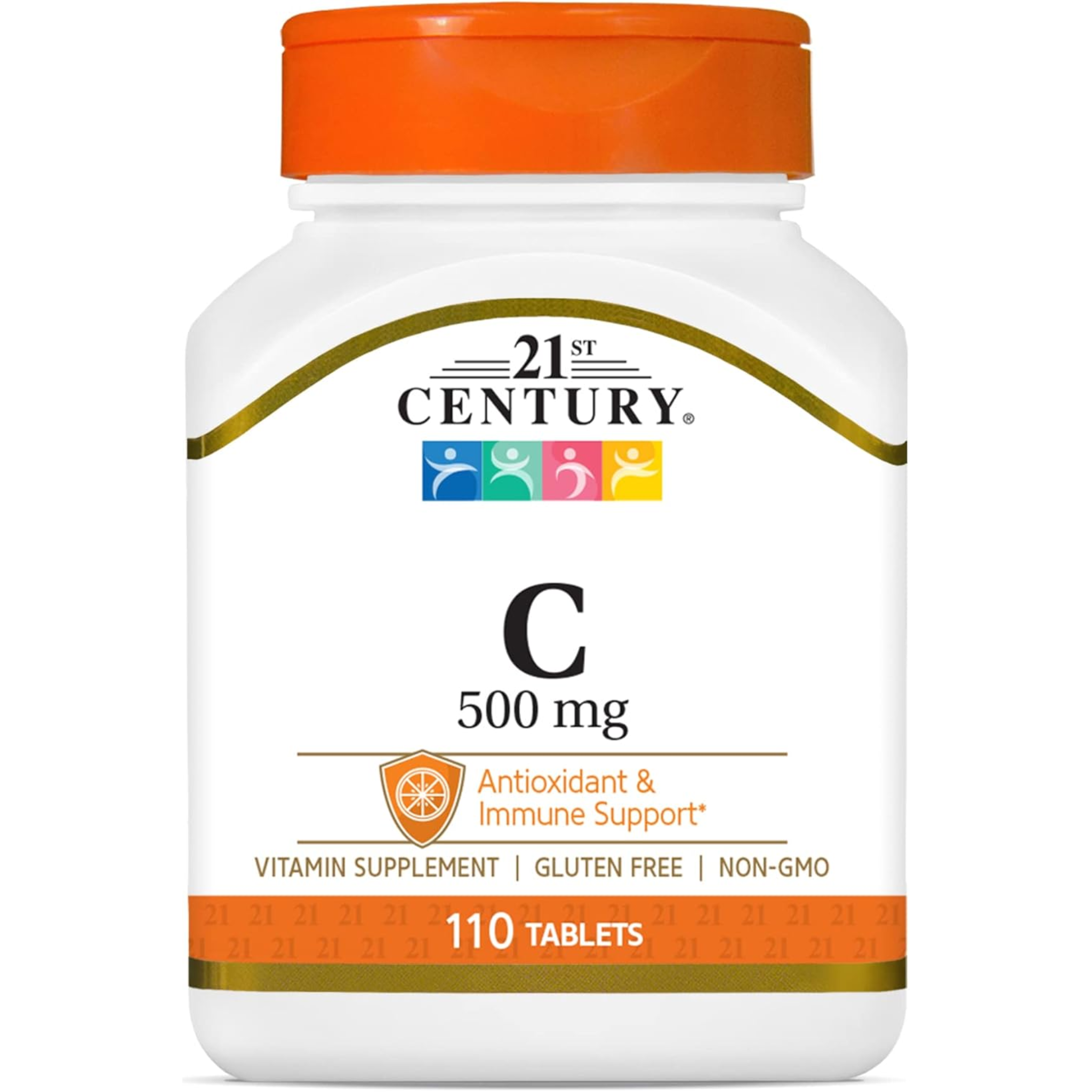 21st Century, Vitamin C 500 mg Tablets, Supports Immune System and Antioxidant Health, 110 Count
