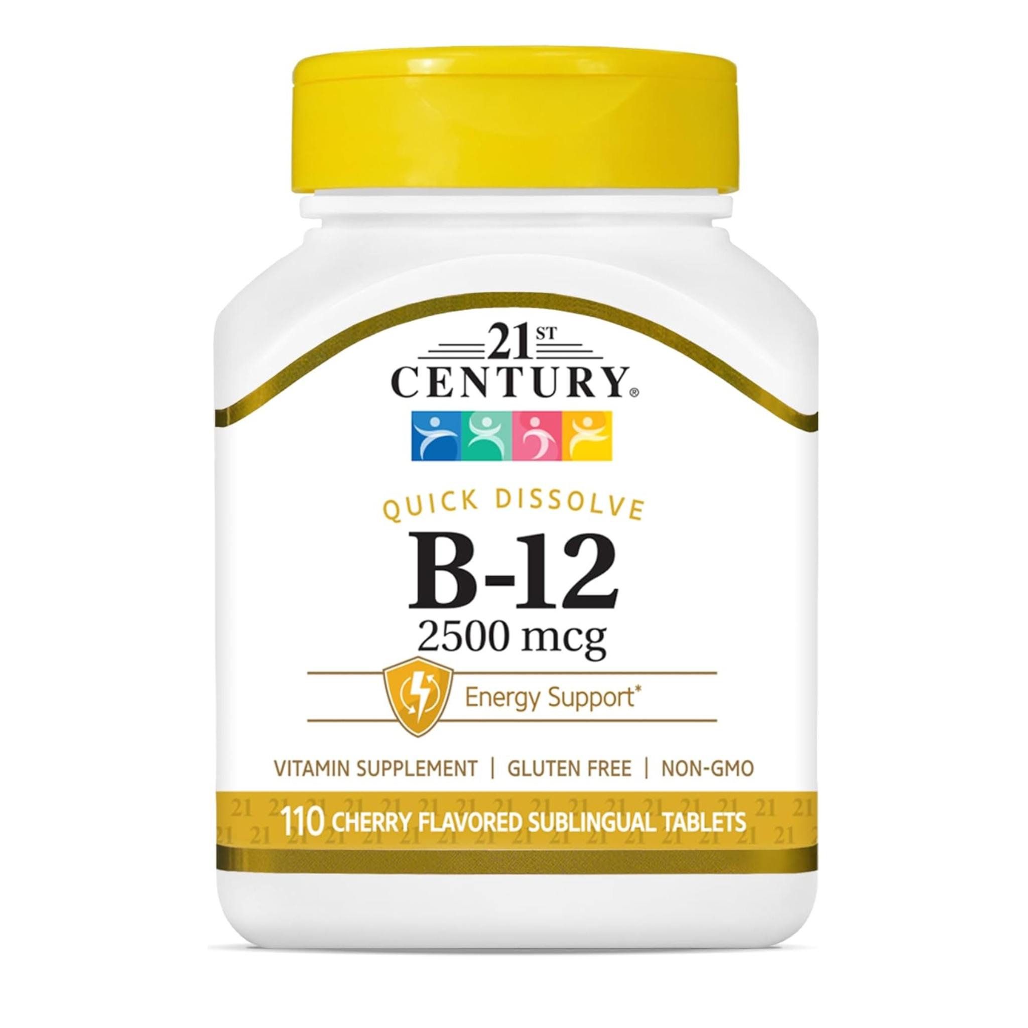 21st Century, Vitamin B-12 2500 mcg, High-Potency Energy Support, 110 Tablets