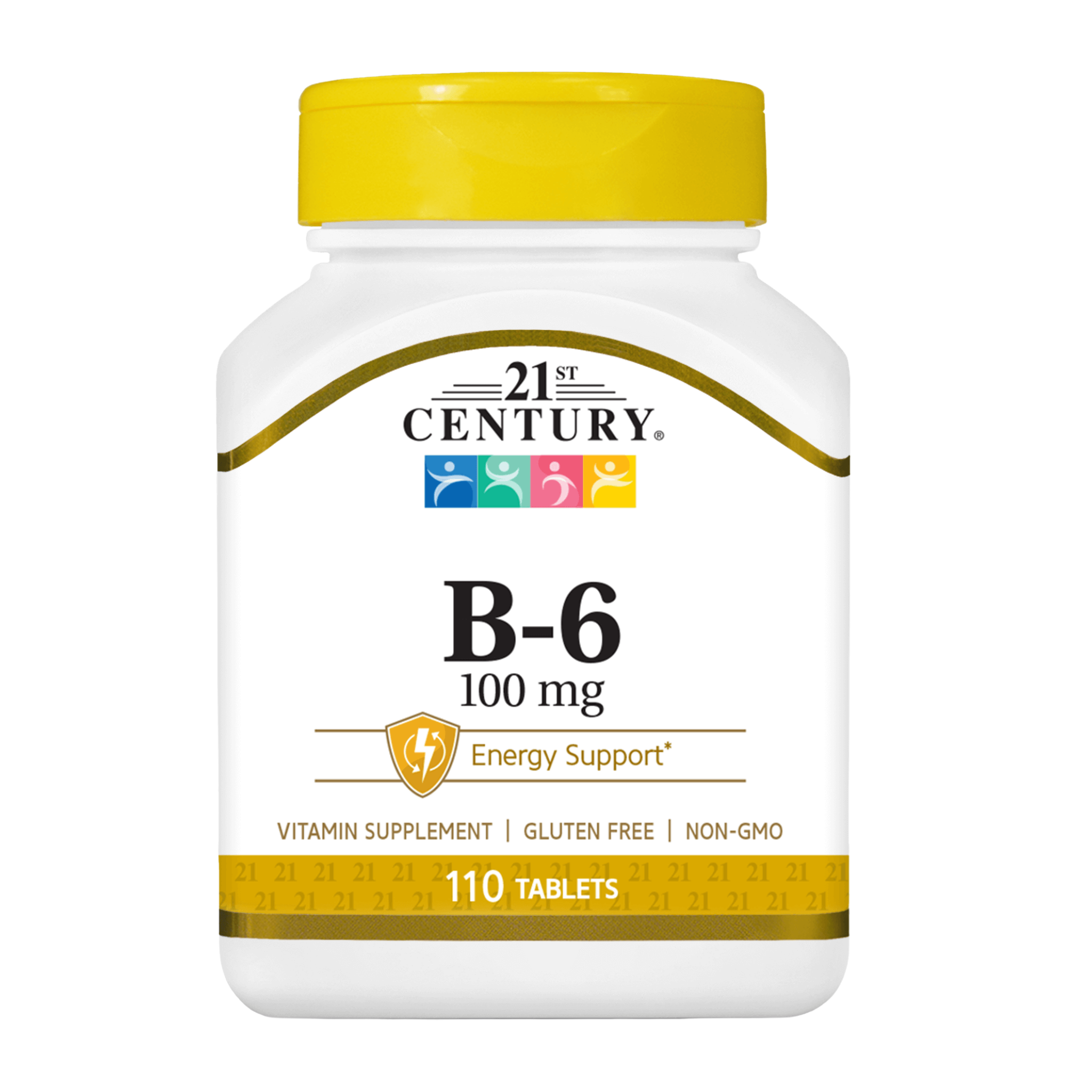 21st Century, Vitamin B-6 100 mg, Energy & Nervous System Support, 110 Tablets