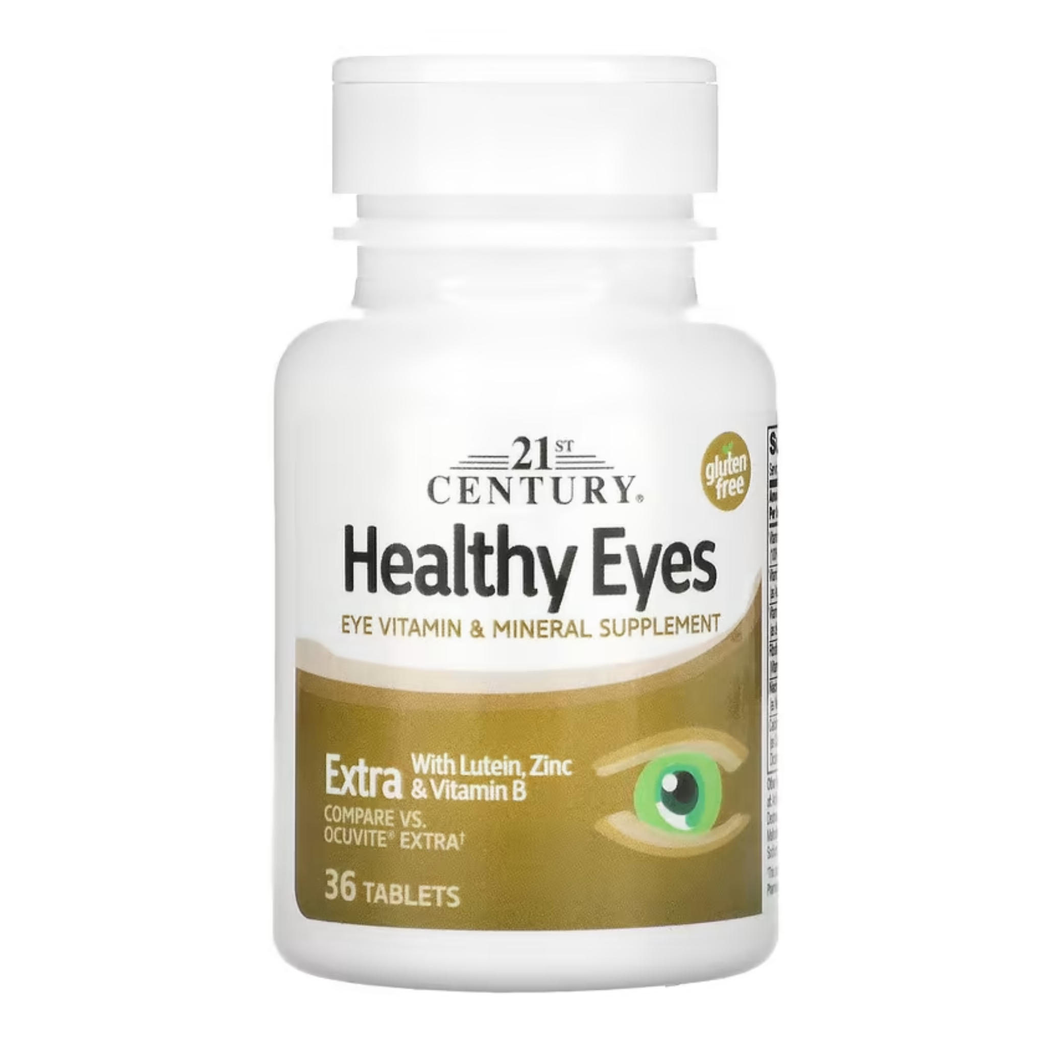 21st Century, Healthy Eyes Extra, Eye Health Support with Essential Nutrients, 36 Tabs