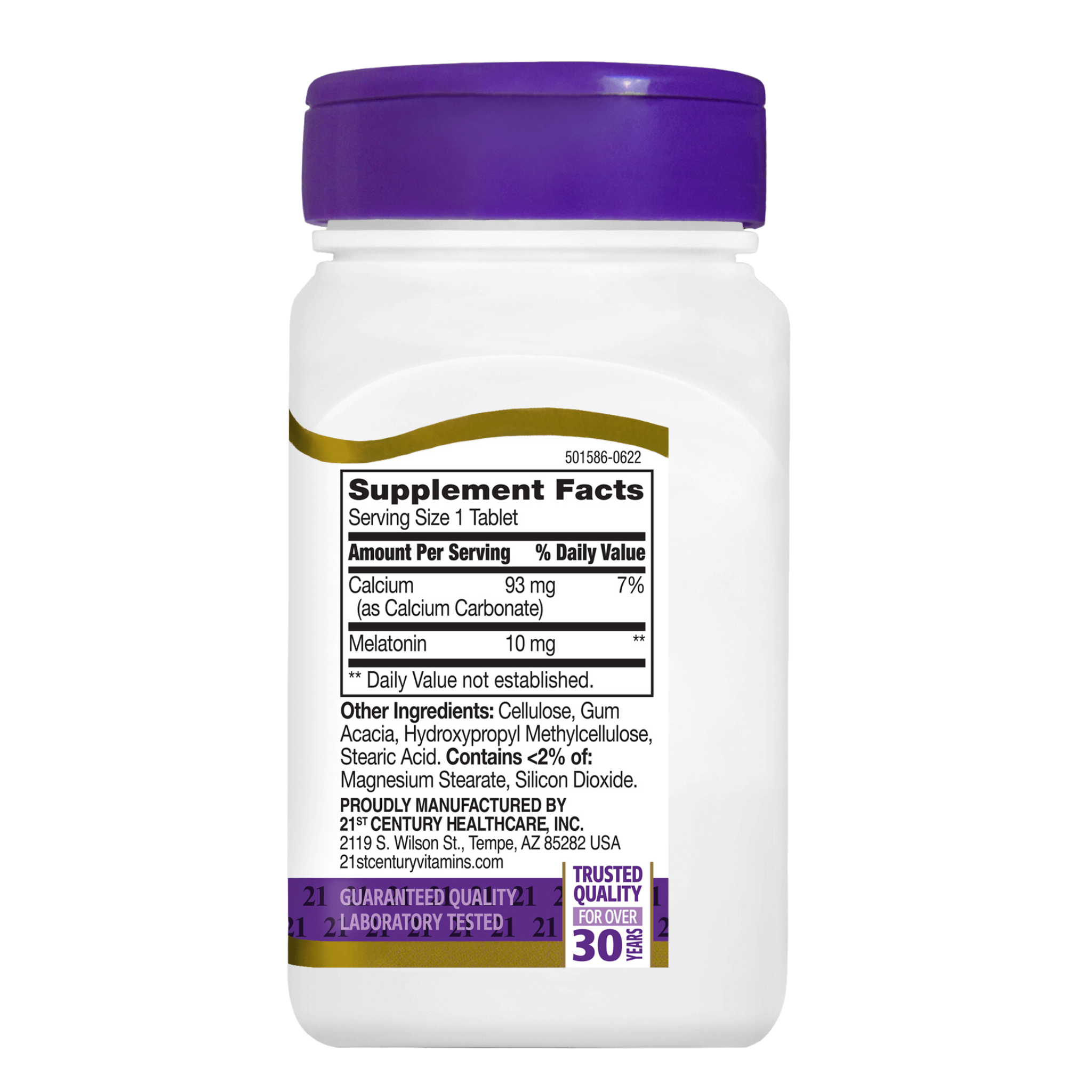 21st Century, Melatonin Extra Strength Tablets, 10mg Prolonged Release, Nighttime Sleep Support