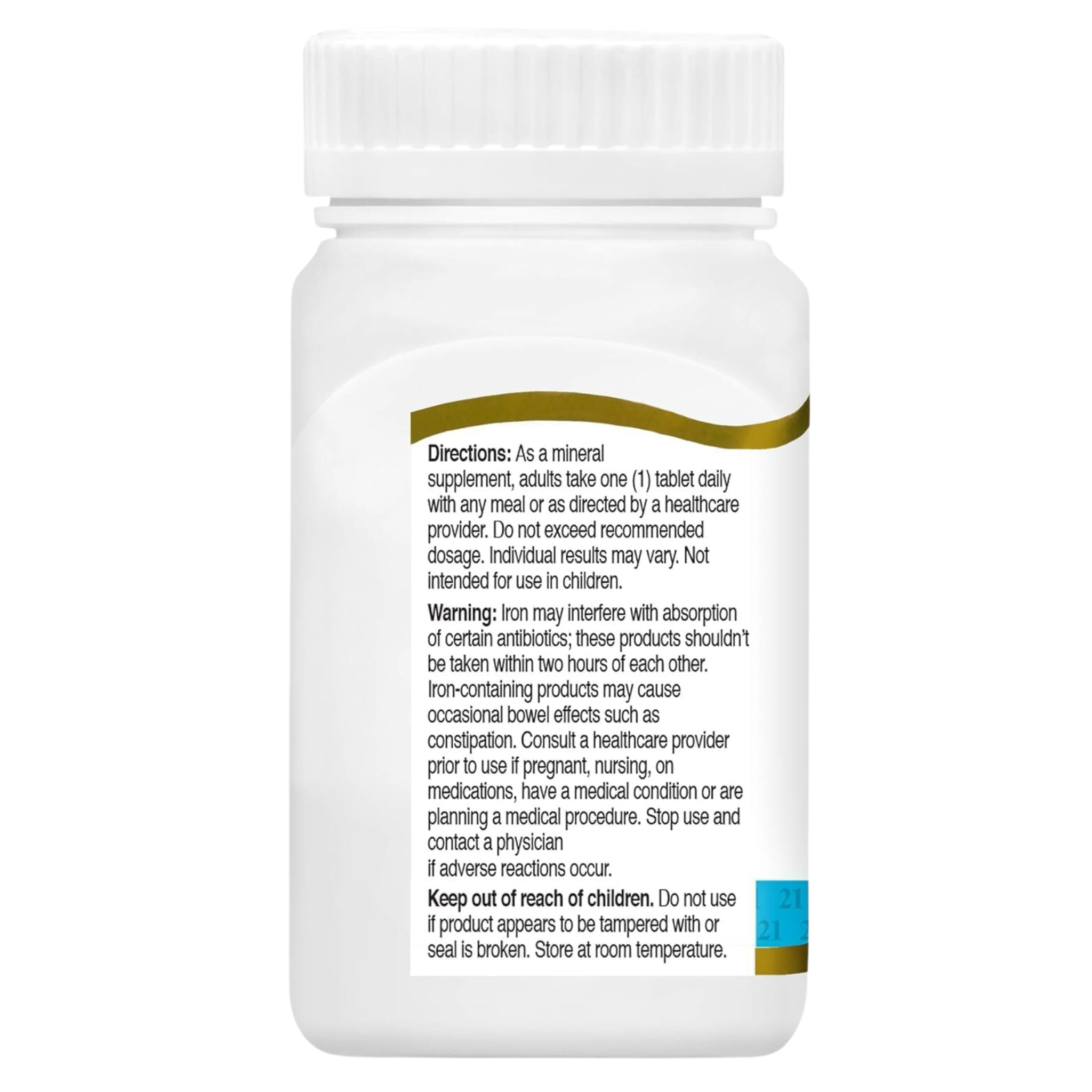 21st Century, Slow Release Iron 45 mg, Gentle Iron Supplement for Sustained Energy & Red Blood Cell Support, 60 Tablets