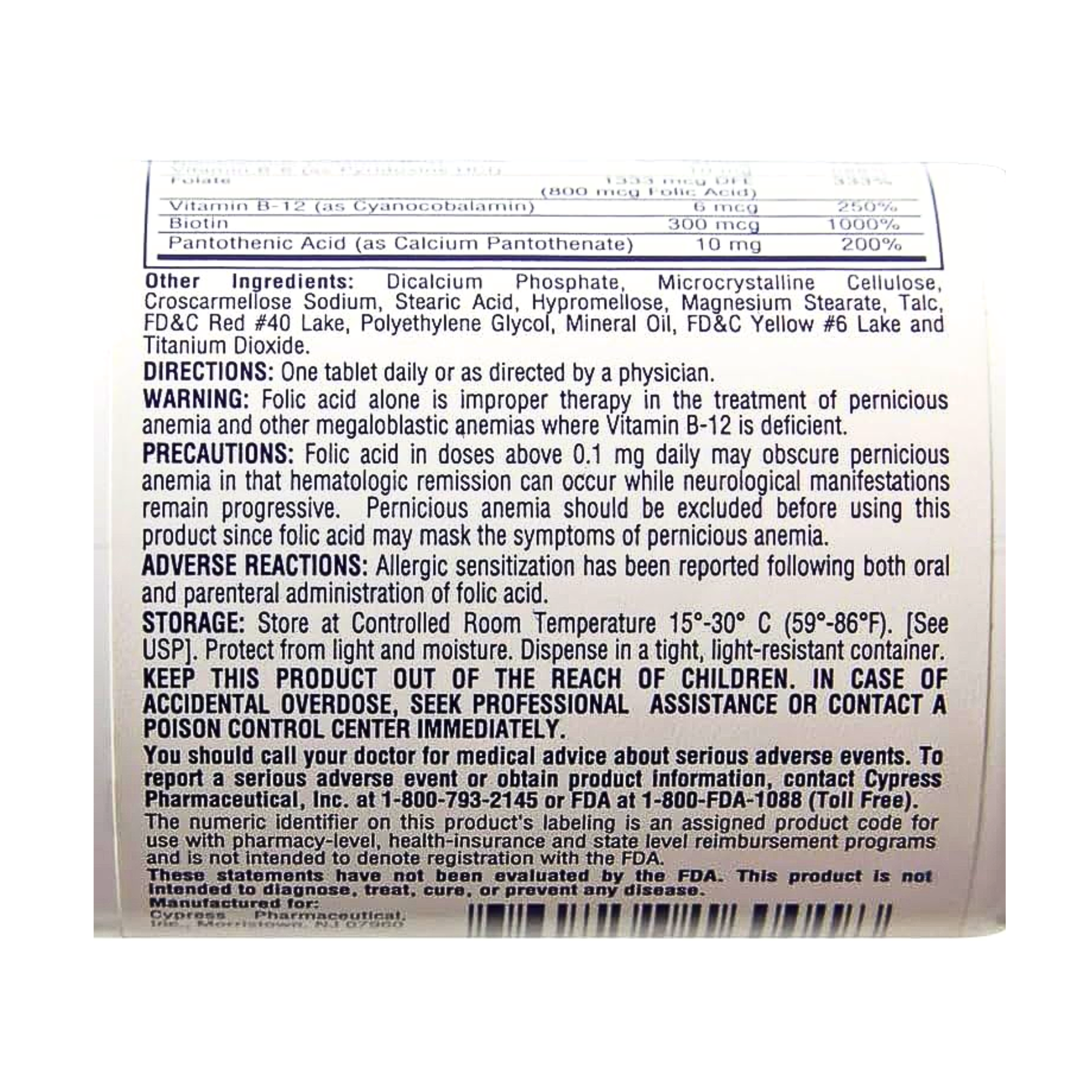 Rena-Vite, Multivitamin & Mineral Supplement, Supports Nutritional Health, 100 Tablets - Pharmaful