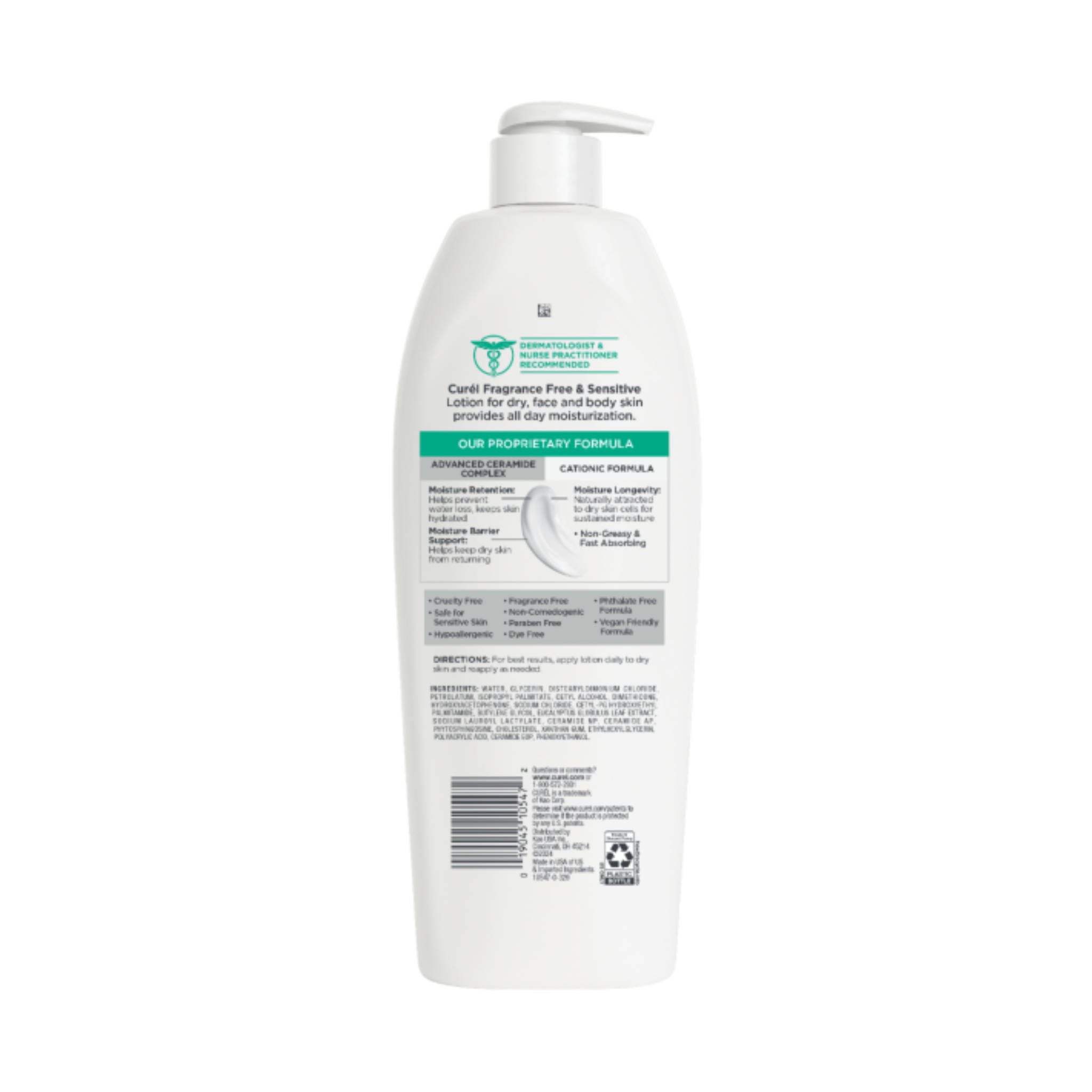 Curél®, Fragrance-Free Sensitive Skin Lotion for Dry Skin, 13 oz - Pharmaful