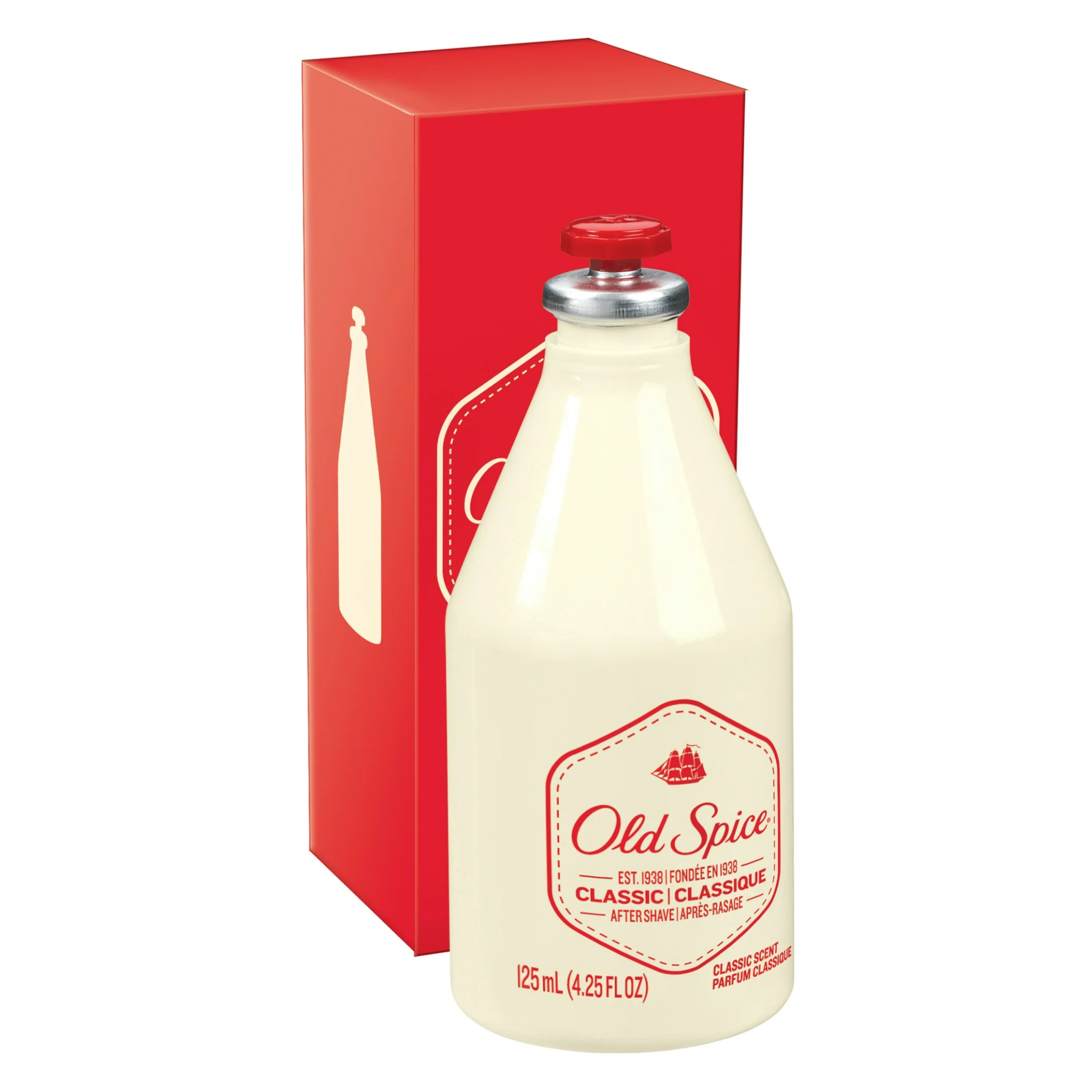 Old Spice by Shulton, Classic Aftershave, Timeless Masculine Fragrance for Post-Shave Care, 4.2 oz