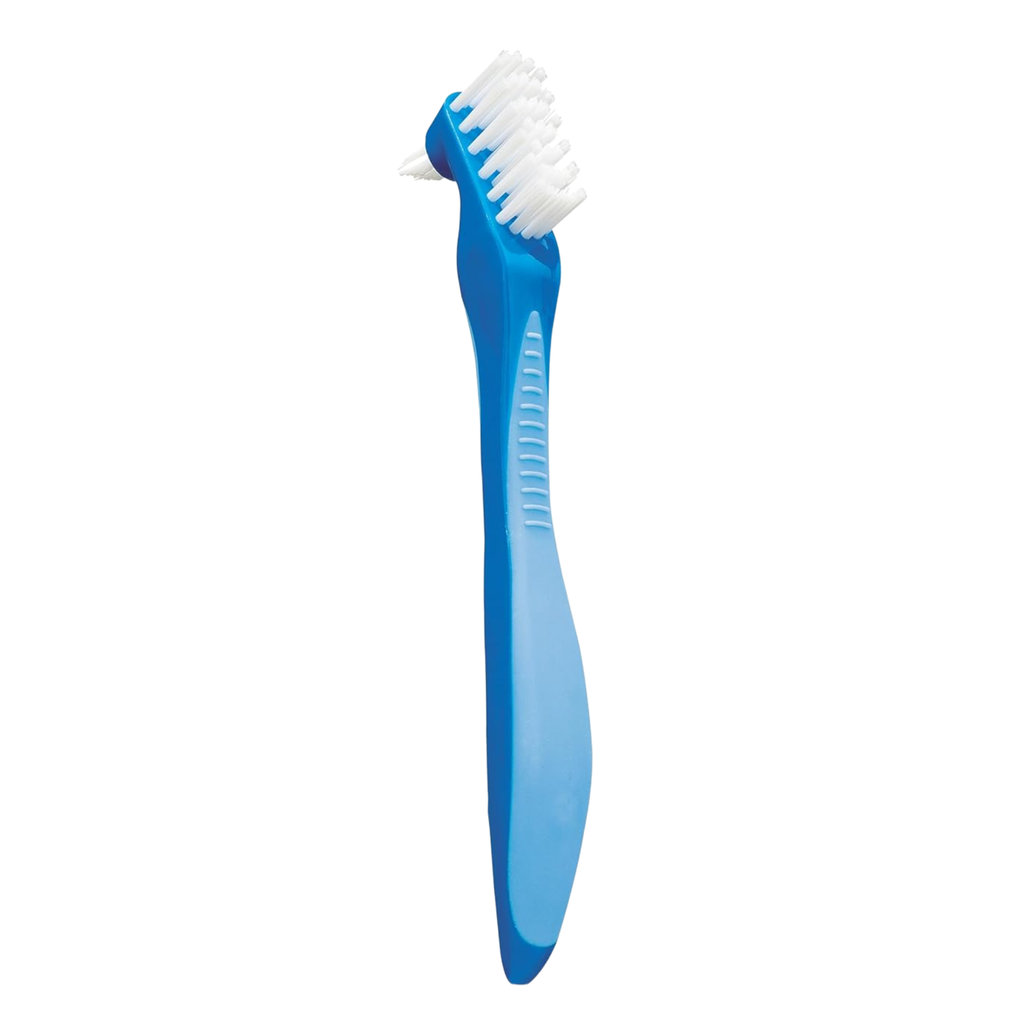 GUM, Denture Brush, Dual-Action Cleaning for Dentures and Partials, 1 Each