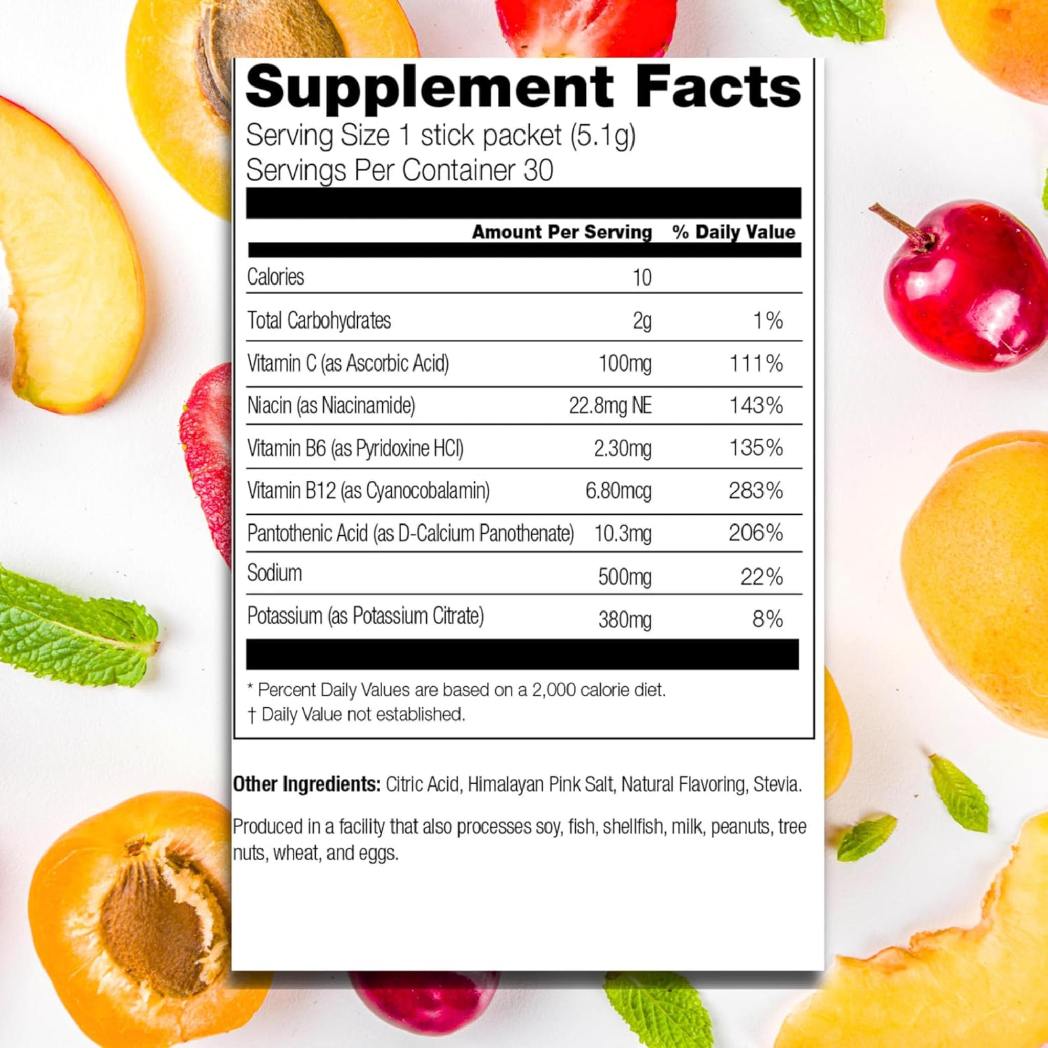 310 Nutrition, Hydrate Electrolyte Powder Packets, Cucumber Flavor, Sugar Free with Key Vitamins and Minerals, Keto Friendly Hydration Drink, 30 Single Servings