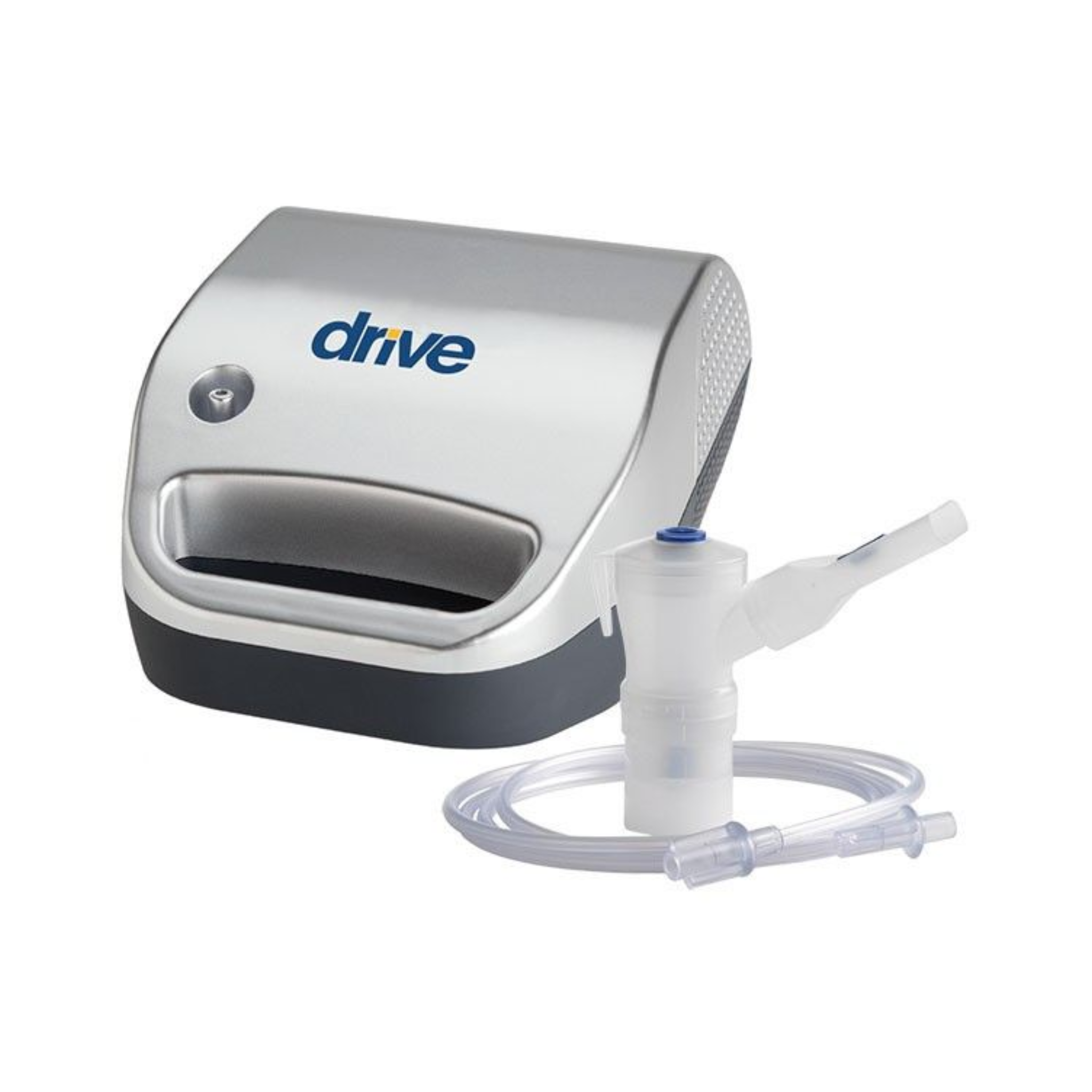 Drive Medical, Medquip Compressor Nebulizer System, Small Volume Medication Cup with NebJet and Adult/Pediatric Mouthpiece Delivery, 1 Count