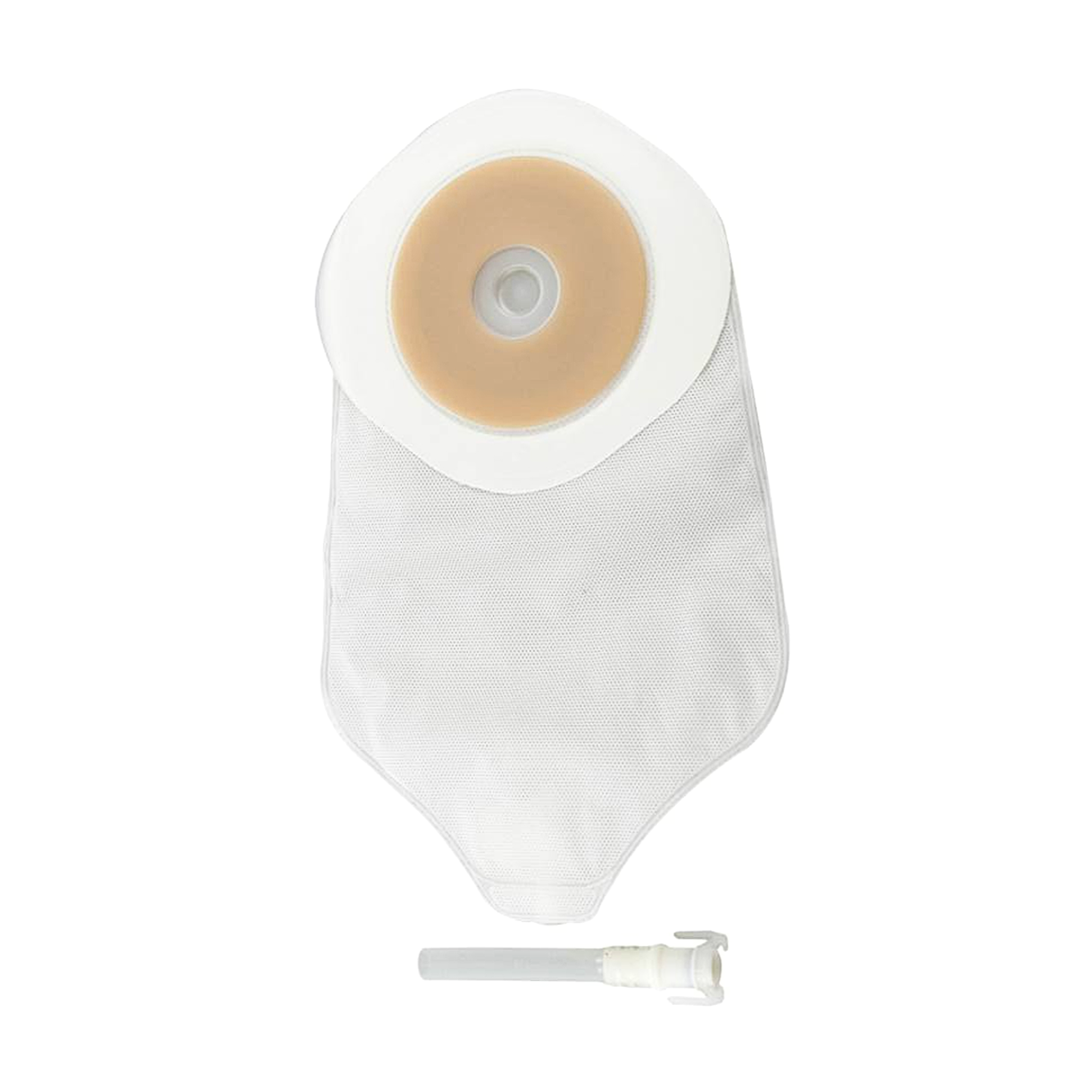 ConvaTec, ActiveLife One-Piece Urostomy Pouch, White, Durahesive Barrier, Pre-Cut 1-1/8 Inch Stoma, 11 Inch Length, Drainable, 10/Box