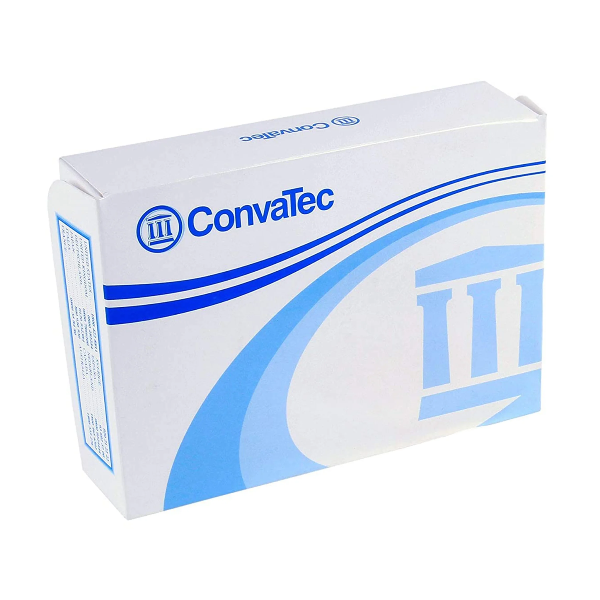 ConvaTec, ActiveLife One-Piece Colostomy Pouch, Flat Pre-Cut Drainable System, 12 Inch Length, 1 Inch Stoma, 5 Count, White