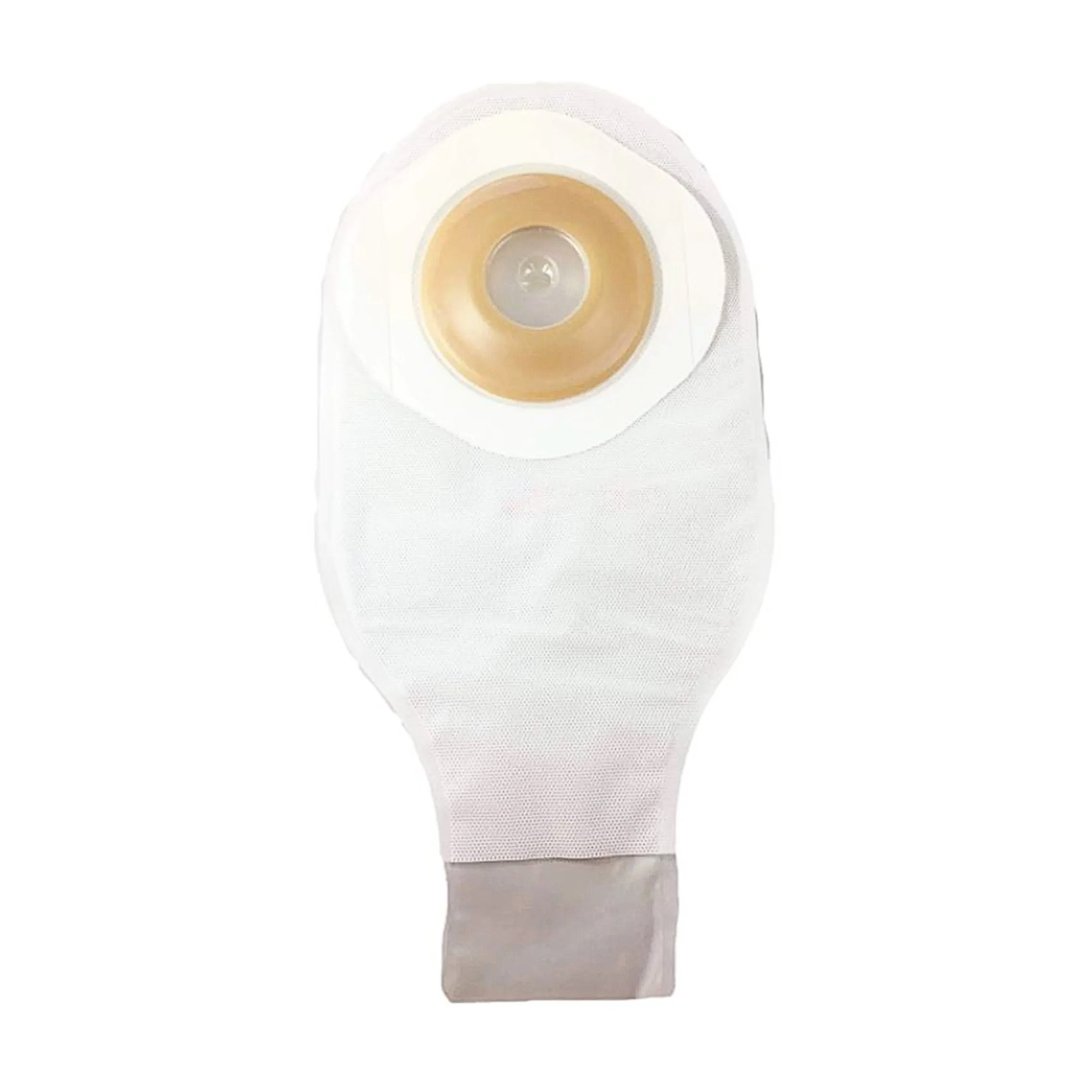 ConvaTec, ActiveLife One-Piece Colostomy Pouch, Flat Pre-Cut Drainable System, 12 Inch Length, 1 Inch Stoma, 5 Count, White