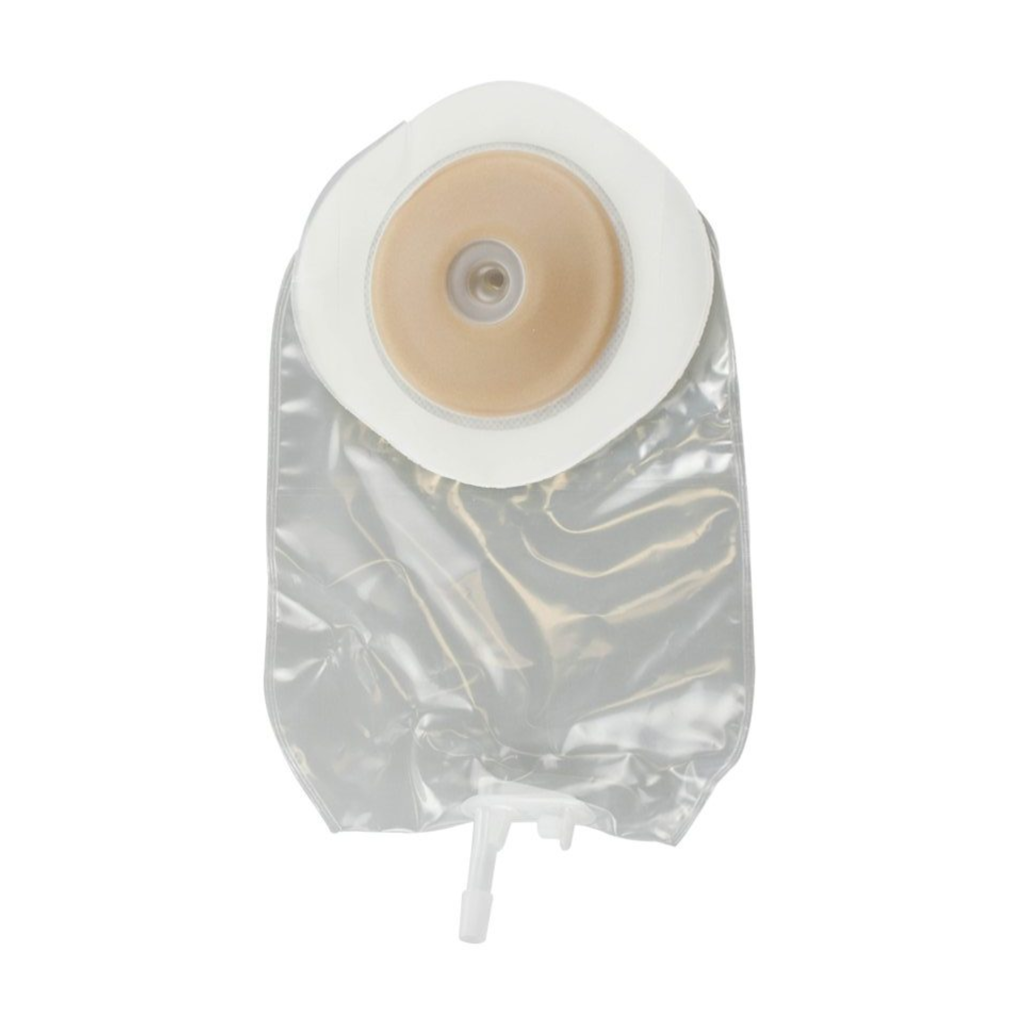 ConvaTec, ActiveLife One-Piece Urostomy Pouch, Transparent, Convex, Pre-Cut 1-1/8 Inch Stoma, 9 Inch Length, Drainable, 5/Box