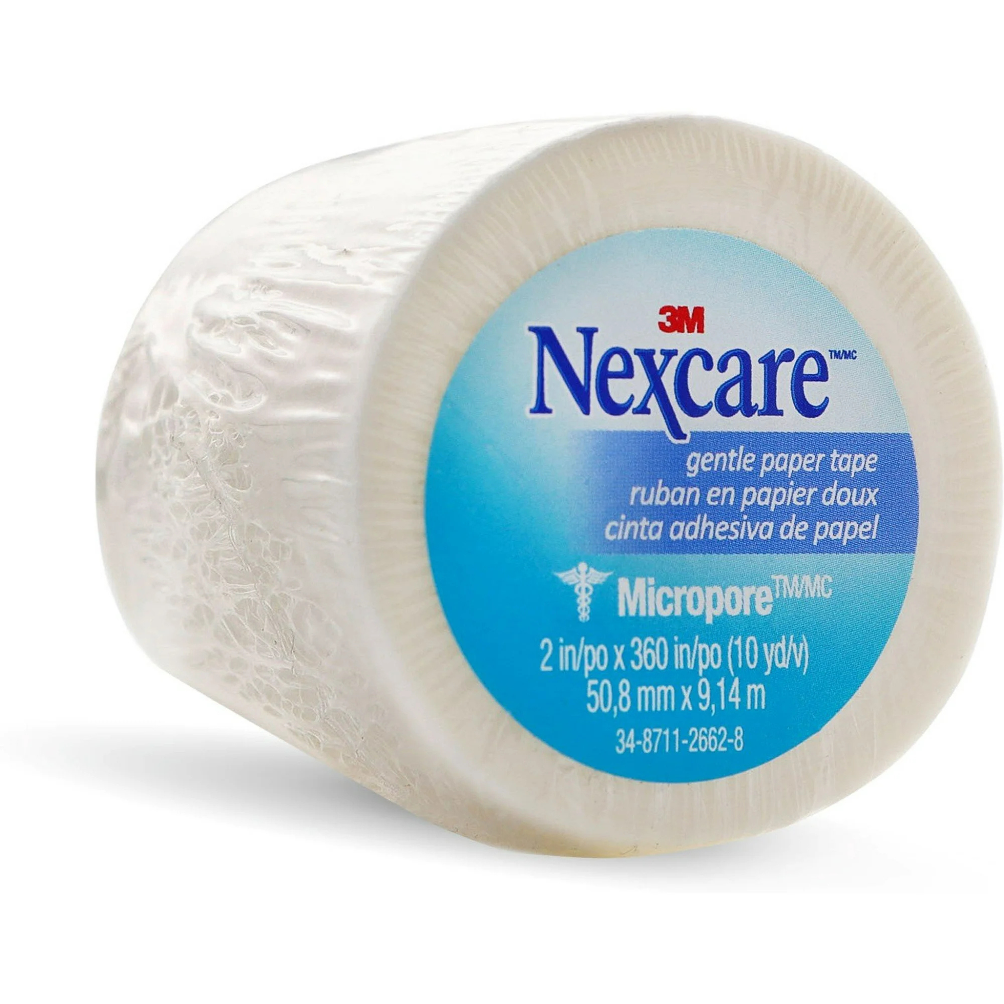 3M Nexcare, Micropore Gentle Paper First Aid Tape, Soft and Breathable for Sensitive Skin, 1 in x 10 yd, 1 ct