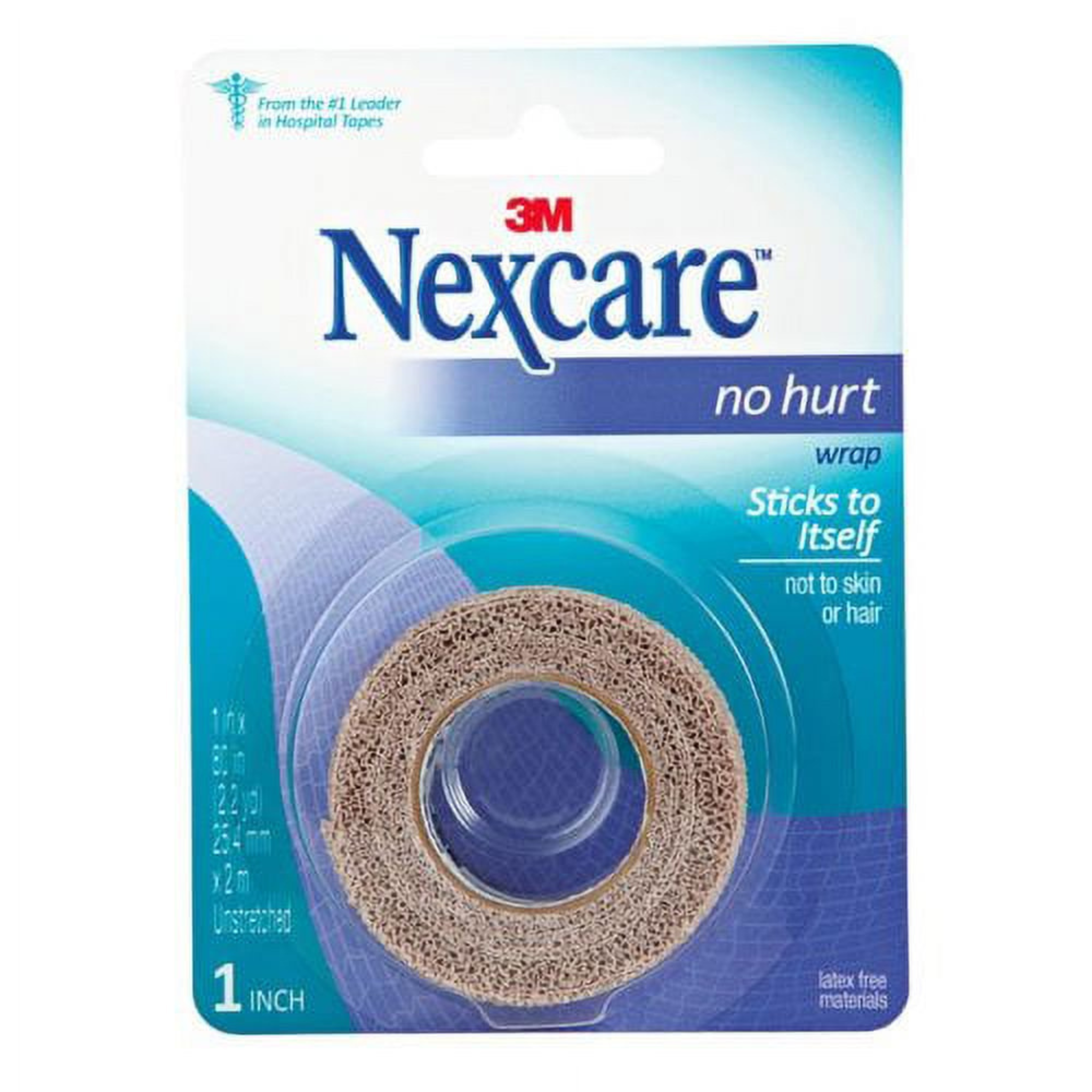 3M, Nexcare No Hurt Medical Tape, Gentle and Comfortable Adhesion for Sensitive Skin, NonSterile, Tan, 1 ct - Pharmaful
