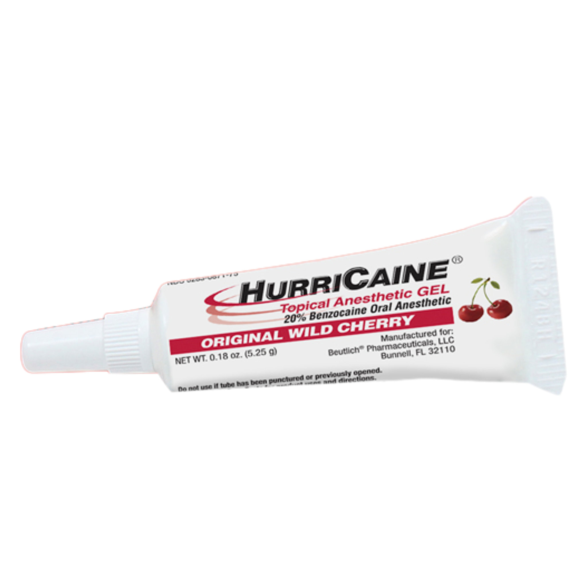 HURRICAINE, Topical Anesthetic Gel for Fast Pain Relief, 5.25 gm Tube