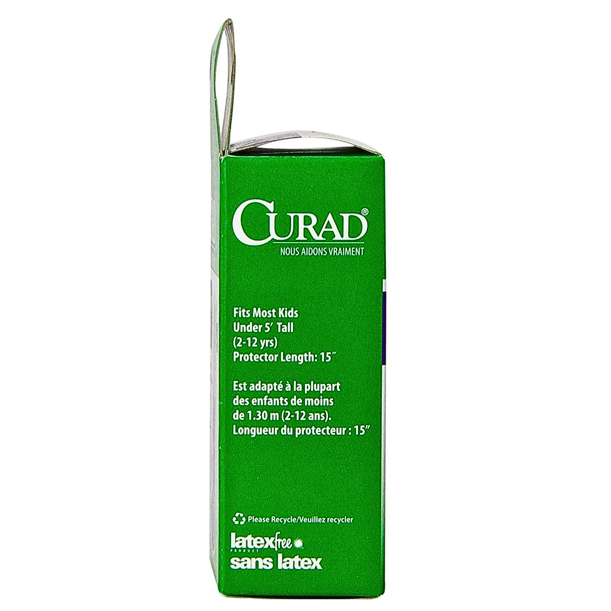 Curad, Cast and Bandage Protector, Waterproof Protection for Kid's Leg, Comfortable and Secure Fit, 2 Each, Clear