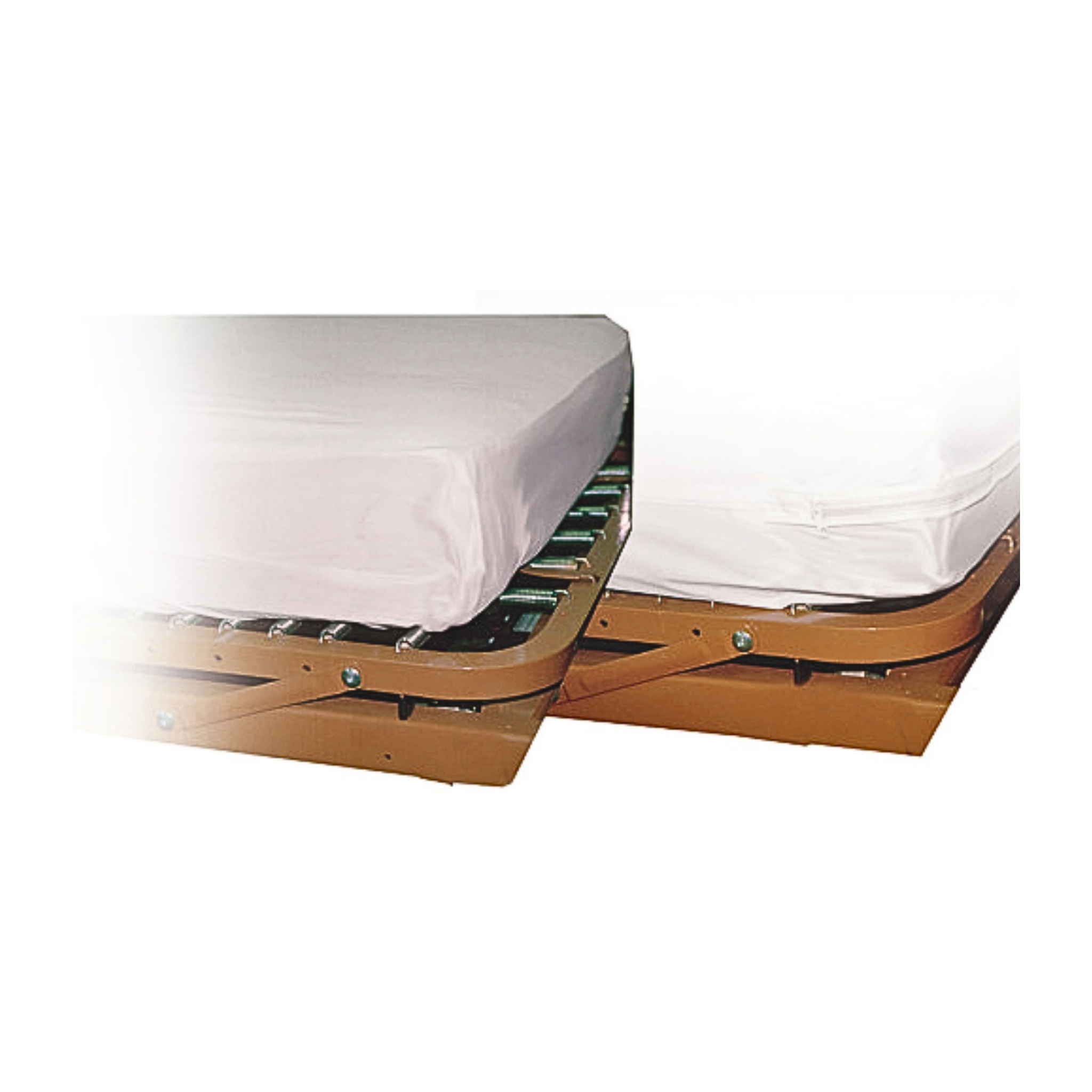 Drive Medical, 15034 Mattress Cover, 42 x 80 x 6 Inch Vinyl for Mattresses Up to 42 Inches, White