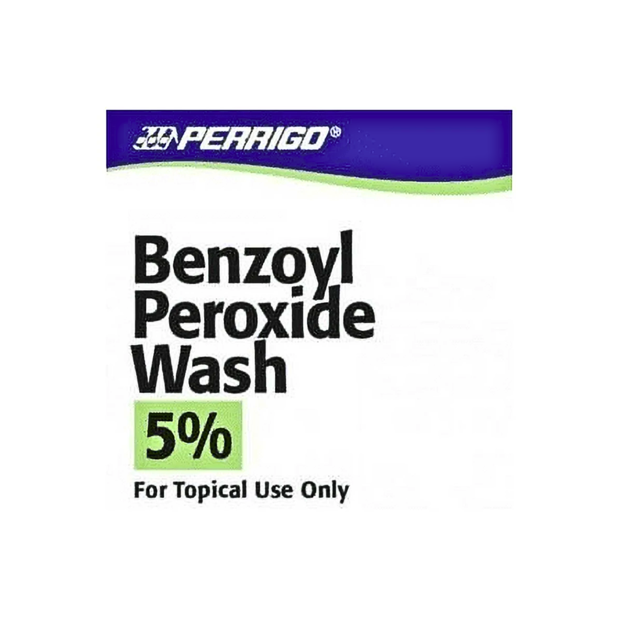 Perrigo, Benzoyl Peroxide Wash, Gentle Acne Treatment for Daily Skincare, 5%, 142 g