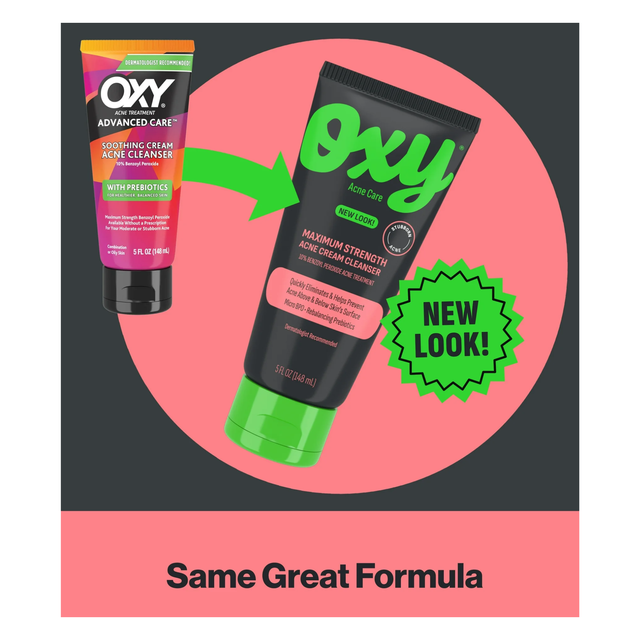 Oxy, Maximum Strength Face Wash for Acne Treatment, Oil Control and Blemish Prevention