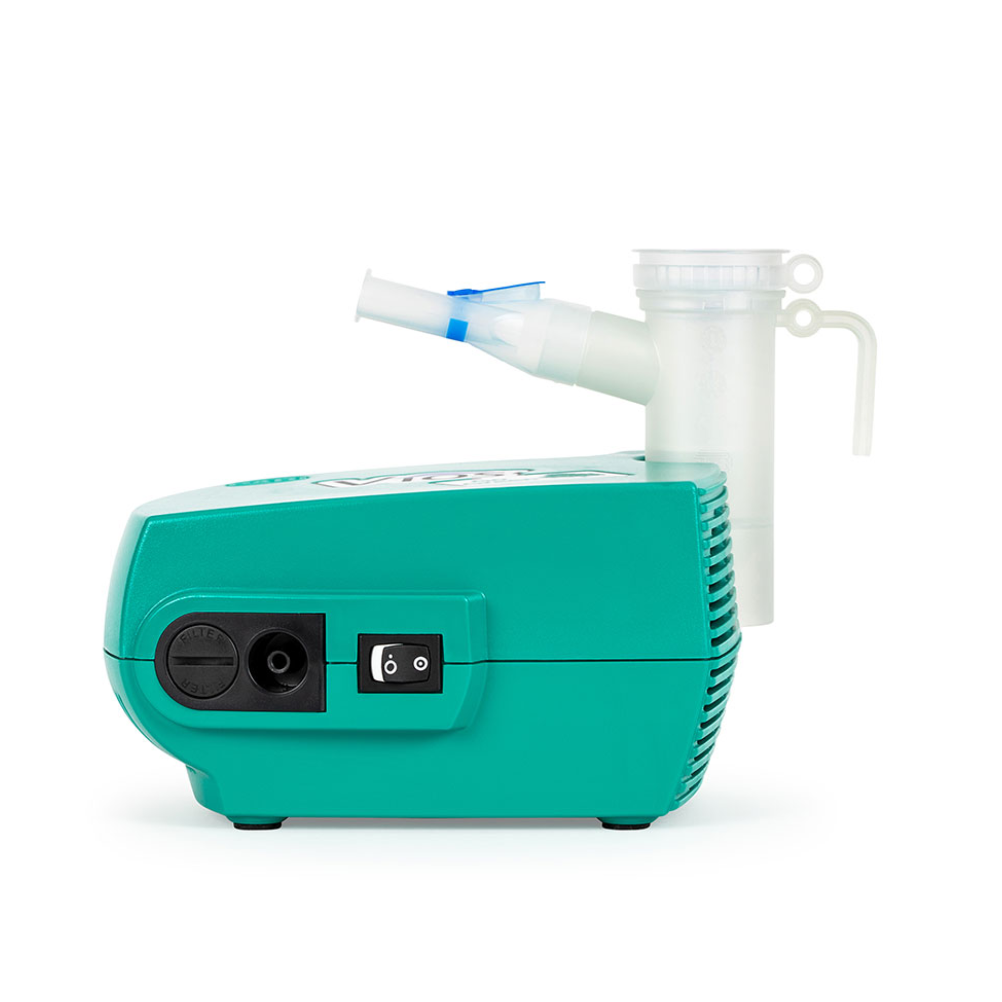Pari, Vios LC Plus Compressor Nebulizer System, Small Volume Medication Cup for Reliable Adult and Pediatric Mouthpiece Delivery, Green, 1 Count