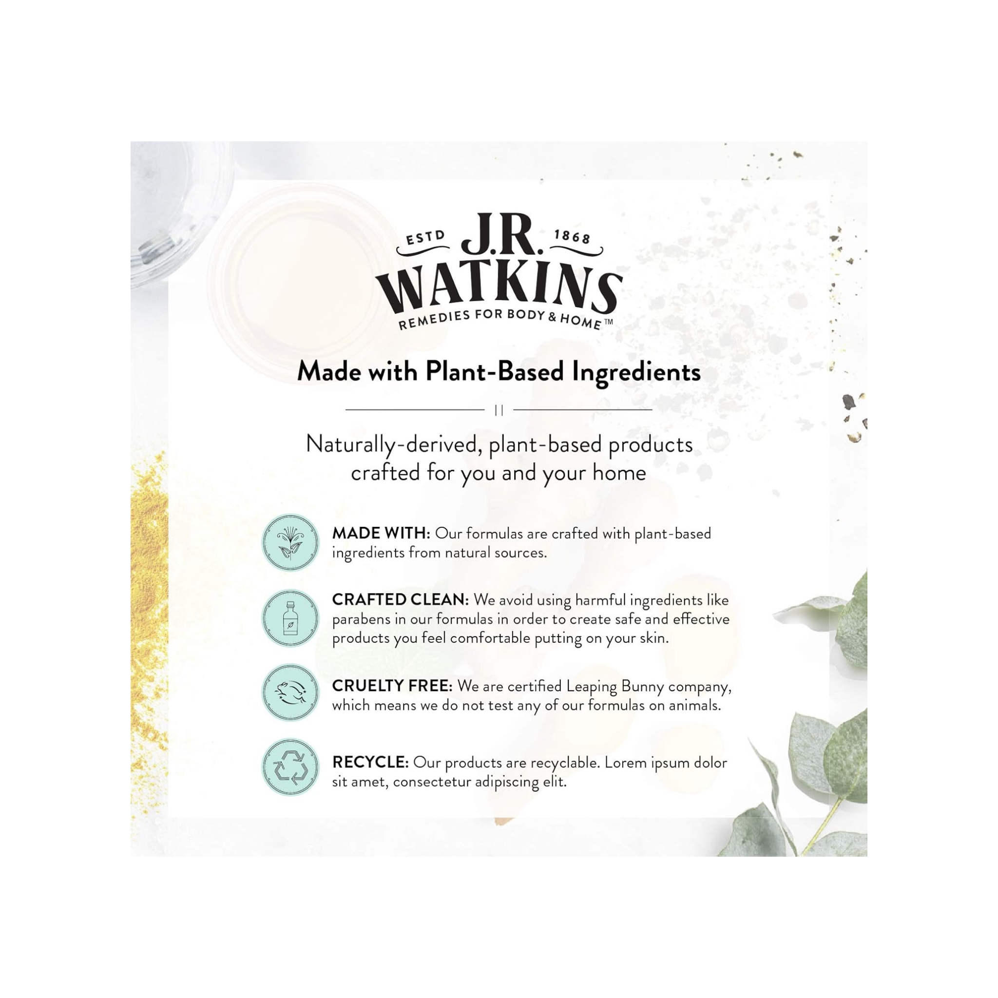 J.R. Watkins, Daily Moisturizing Lotion, Aloe and Green Tea for Refreshing Skin Hydration, 18 oz Pump