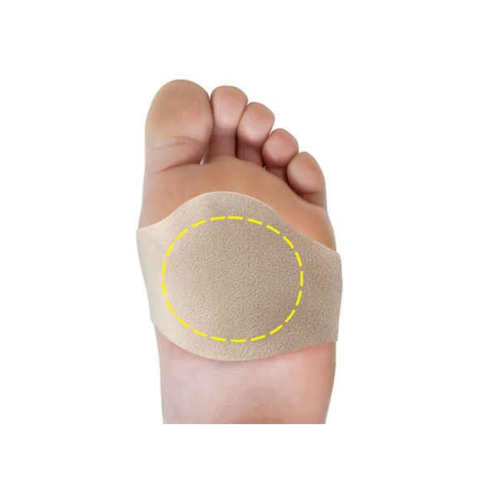 PediFix, Visco-Gel Ball-of-Foot Wrap, Cushioned Forefoot Protection and Comfort, Small, 1 Pack