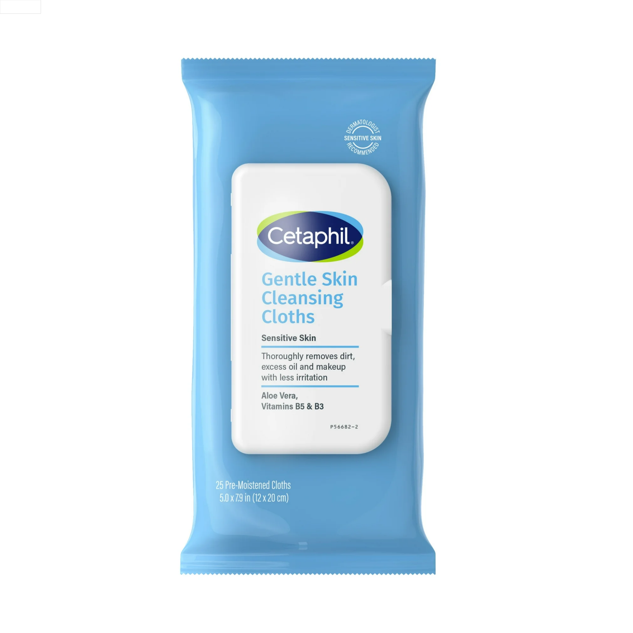 Cetaphil, Gentle Skin Cleansing Cloths, On-the-Go Cleansing Wipes, 25 ct